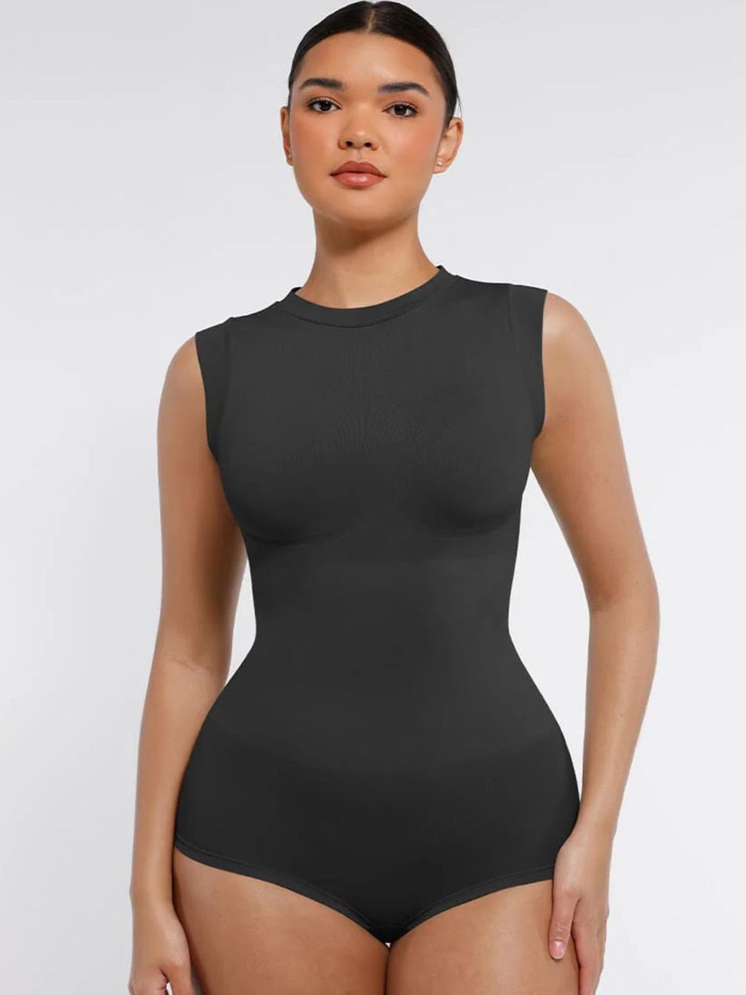 SHOP THE EDIT Sleeveless Bodysuit Shapewear