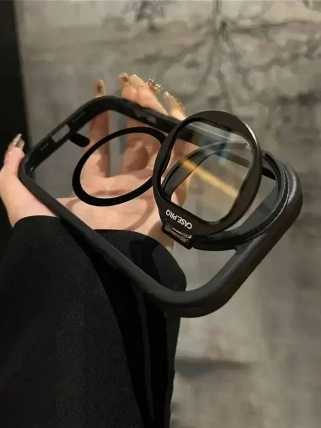 Luxury Kase Solid Printed iPhone 16 Pro Max Back Case Mobile Accessories