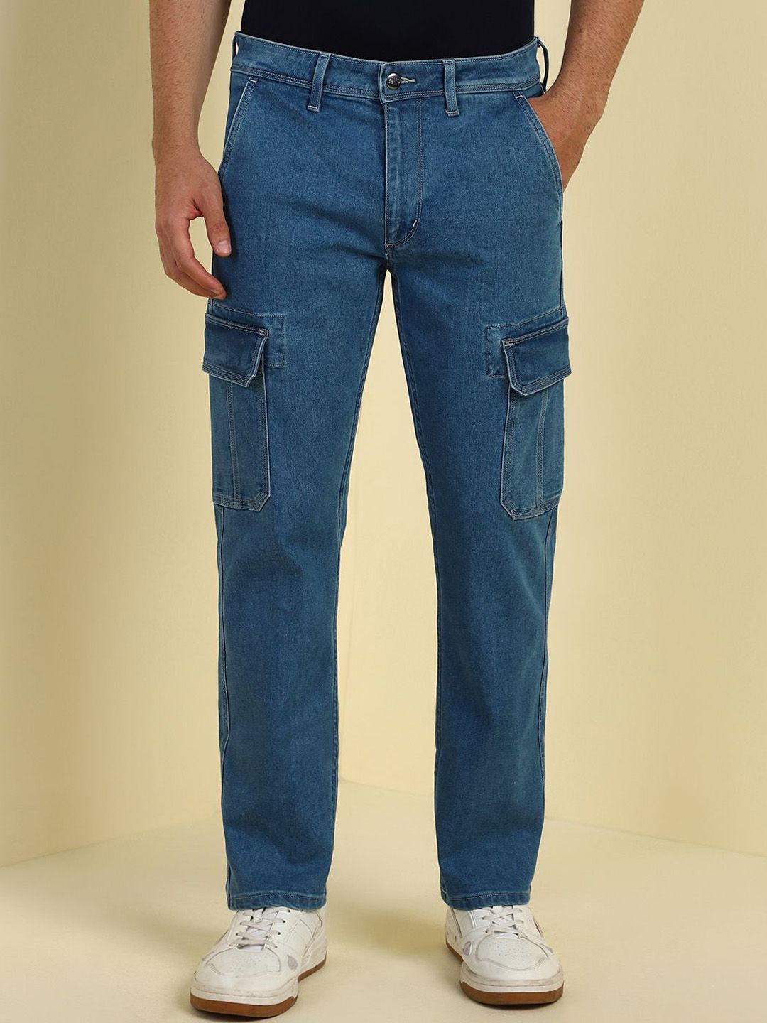 Allen Solly Men Regular Fit Mid-Rise Stretchable Jeans