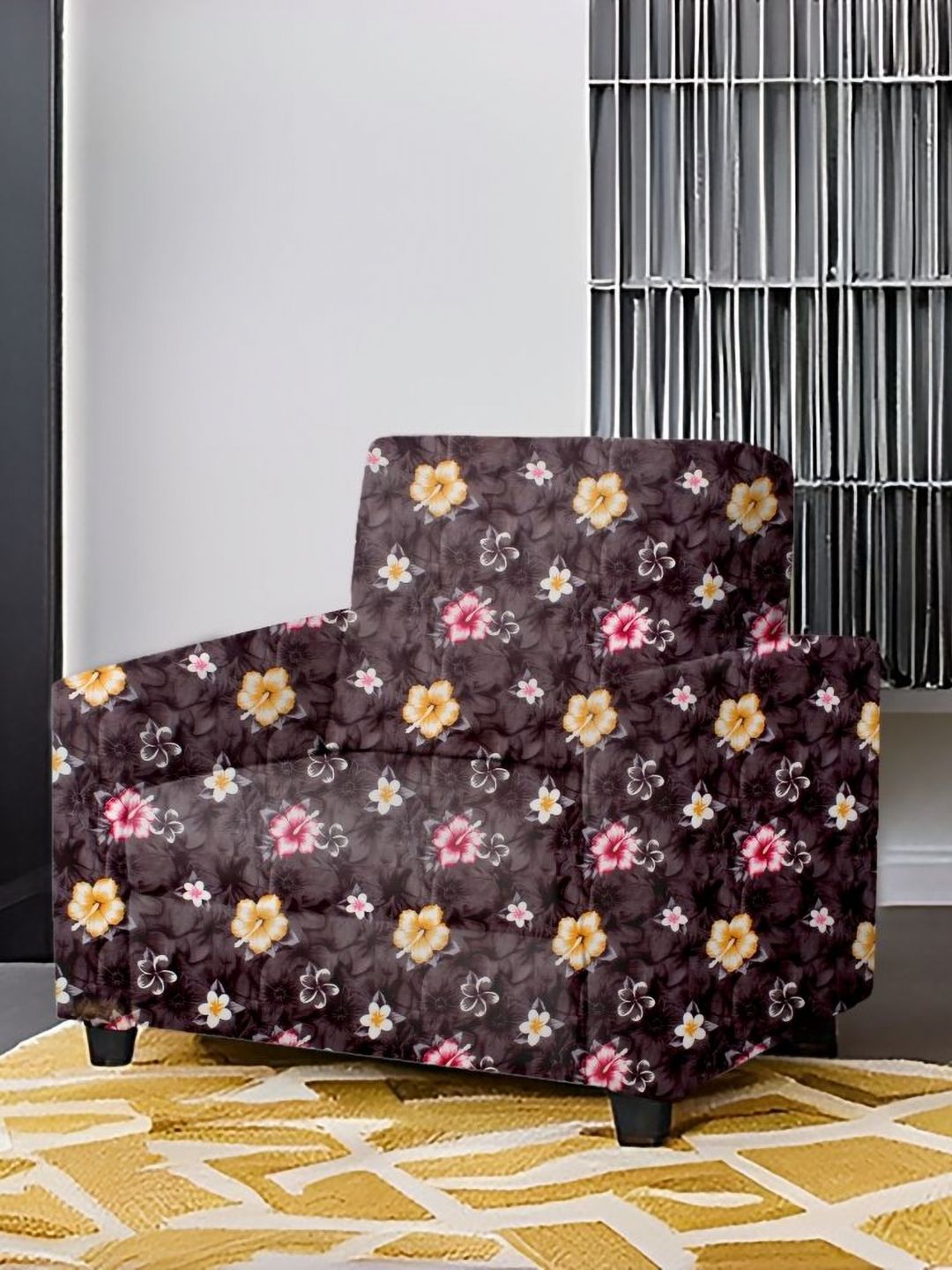 Stylista Anti-Slip Innovative European Single Seater Sofa Protector-40x40x50In