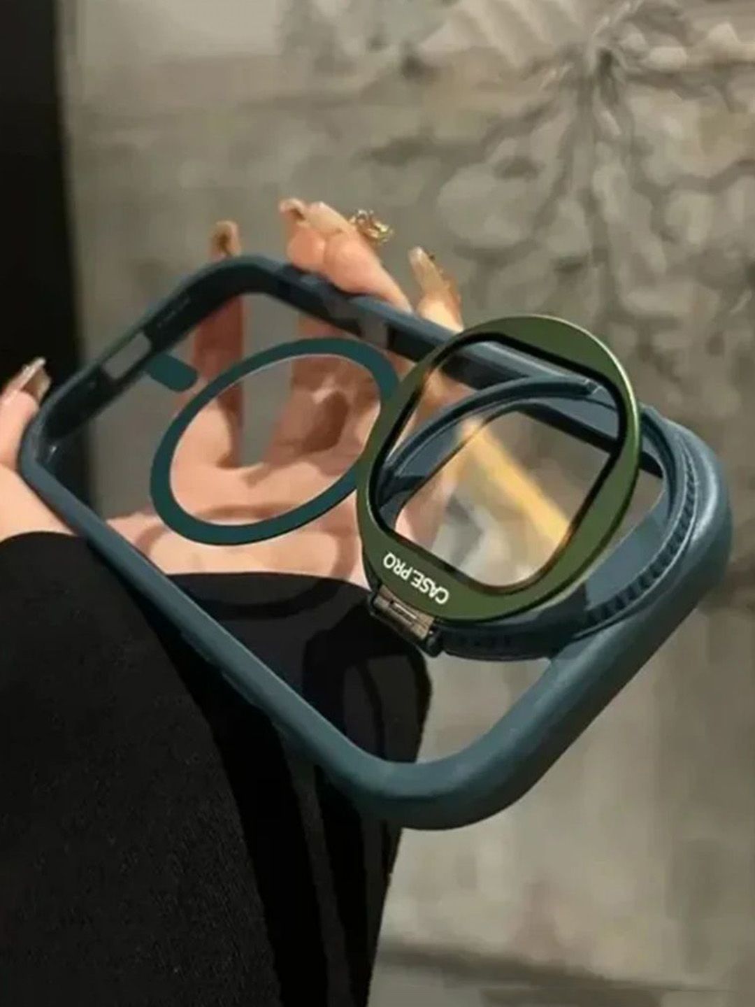 Luxury Kase Solid Printed iPhone 14 Plus Back Case Mobile Accessories