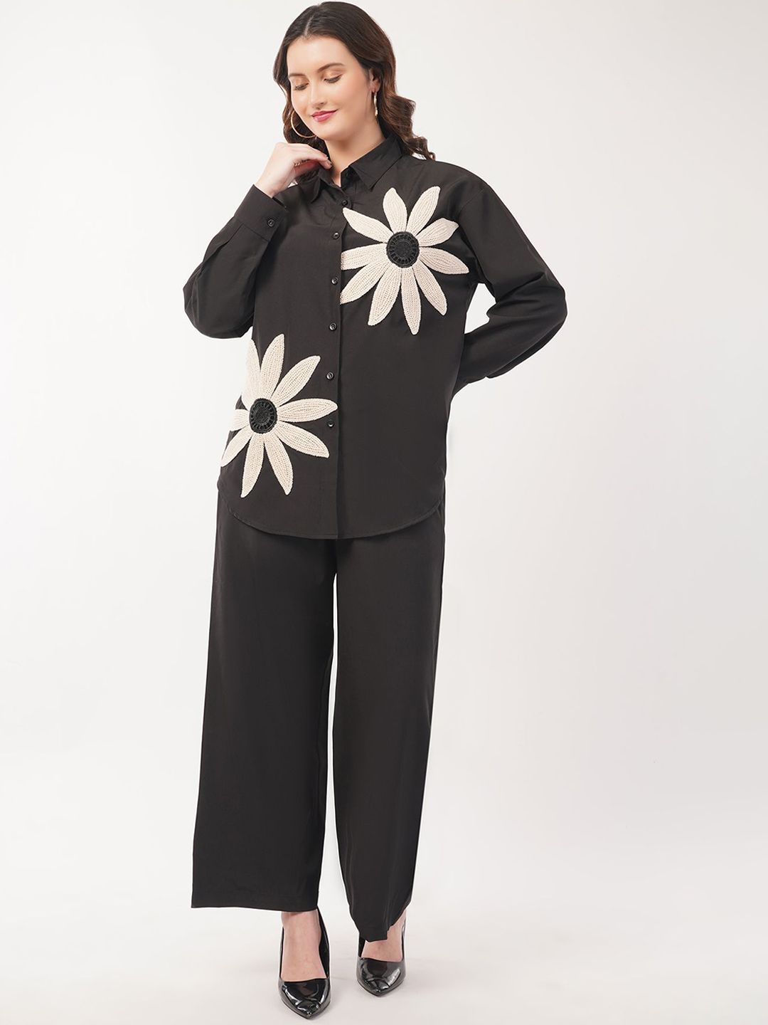 clobug Embroidered Shirt & Trousers Co-Ords
