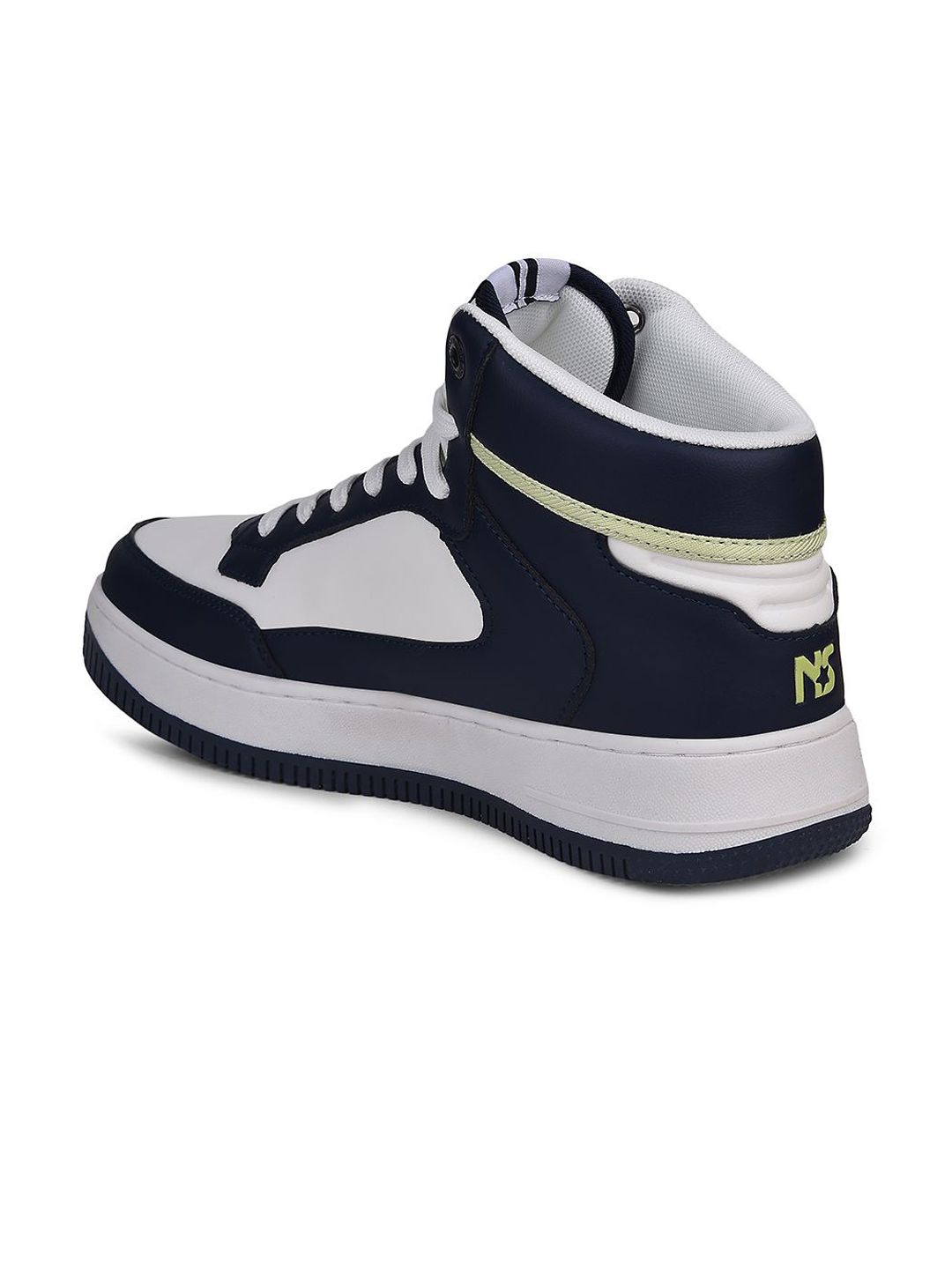 Buy North Star Men Colourblocked Mid-Top Round Toe Sneakers