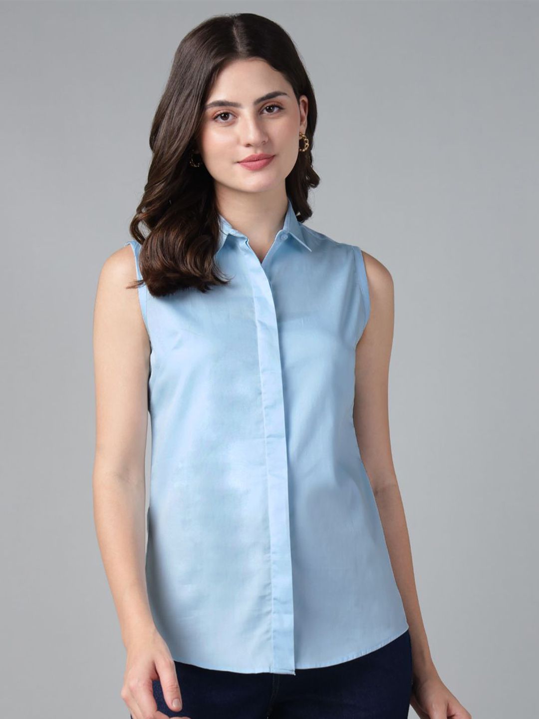 【MADISONBLUE】FLY FLONT SLEEVELESS SHIRT Buy Alan Jones Clothing Printed Sleeveless T-Shirt for Men