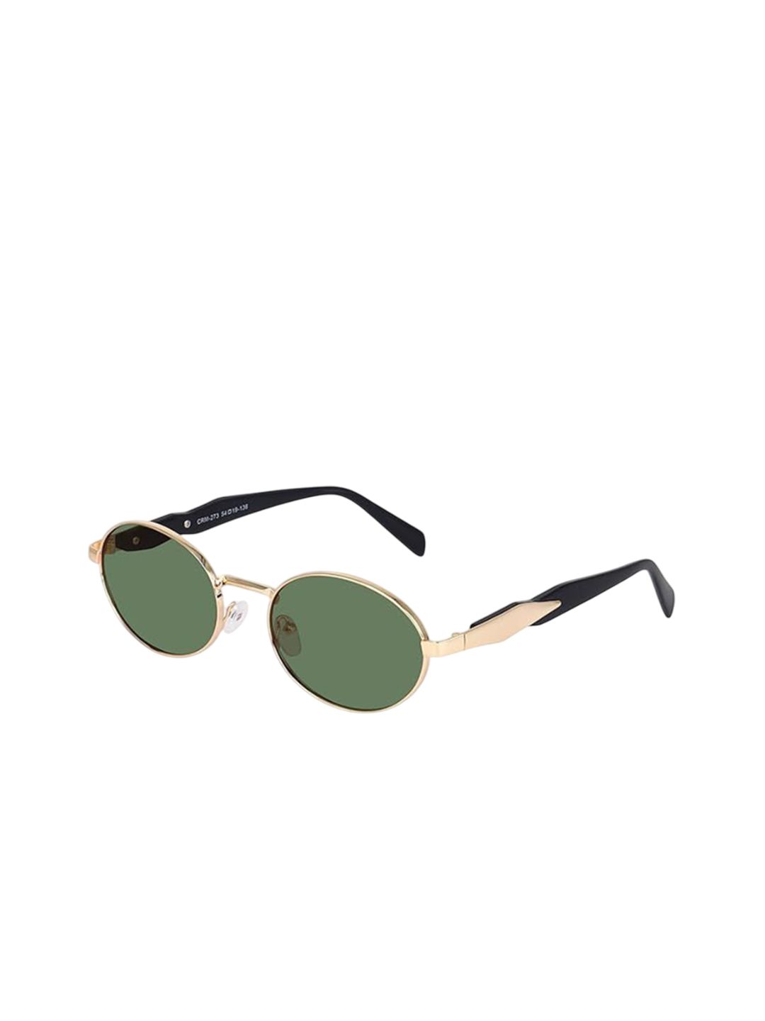 Buy CREEK Men Oval Sunglasses with UV Protected Lens CRM 273 GOLD