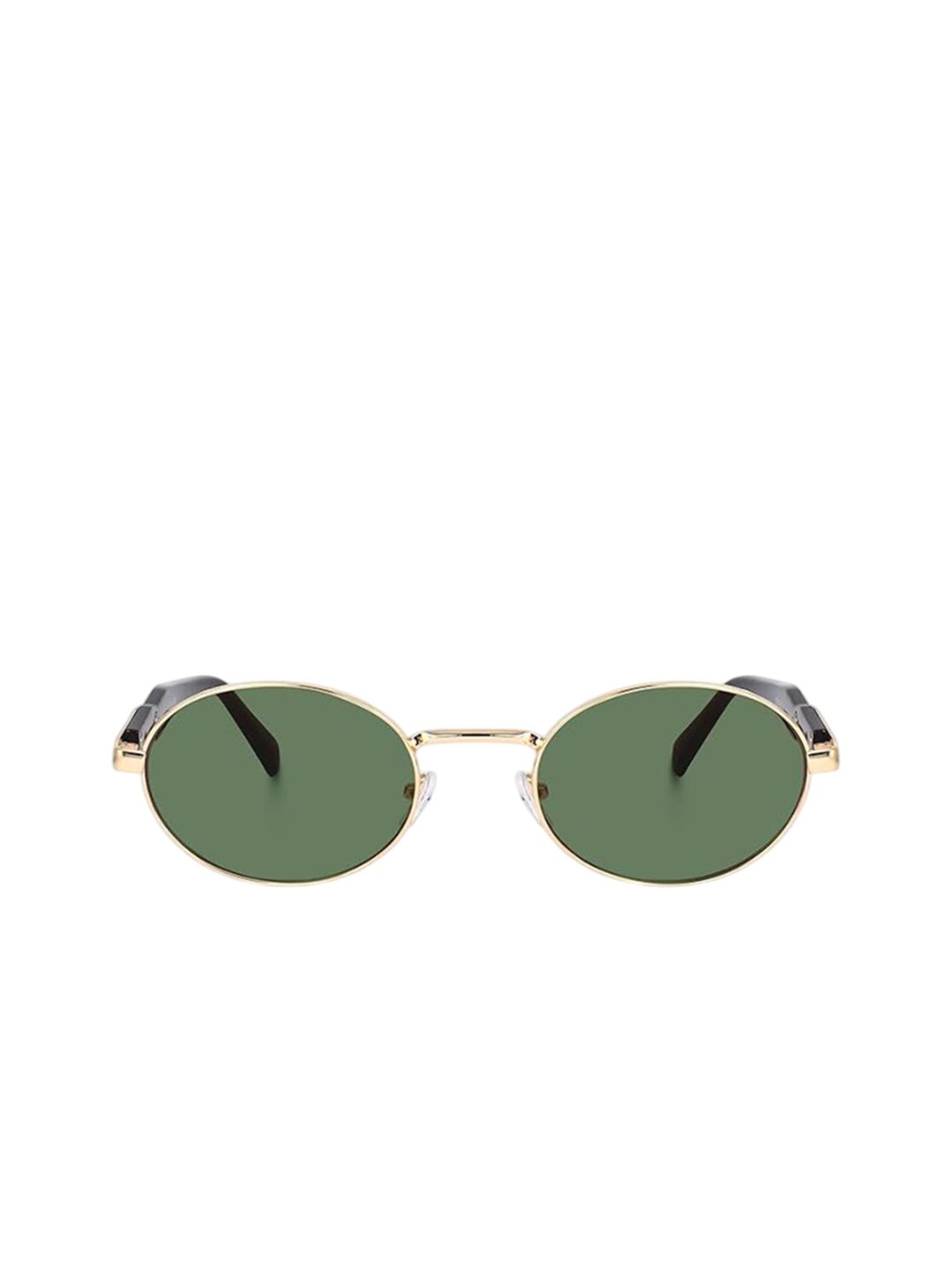 Buy CREEK Men Oval Sunglasses with UV Protected Lens CRM 273 GOLD