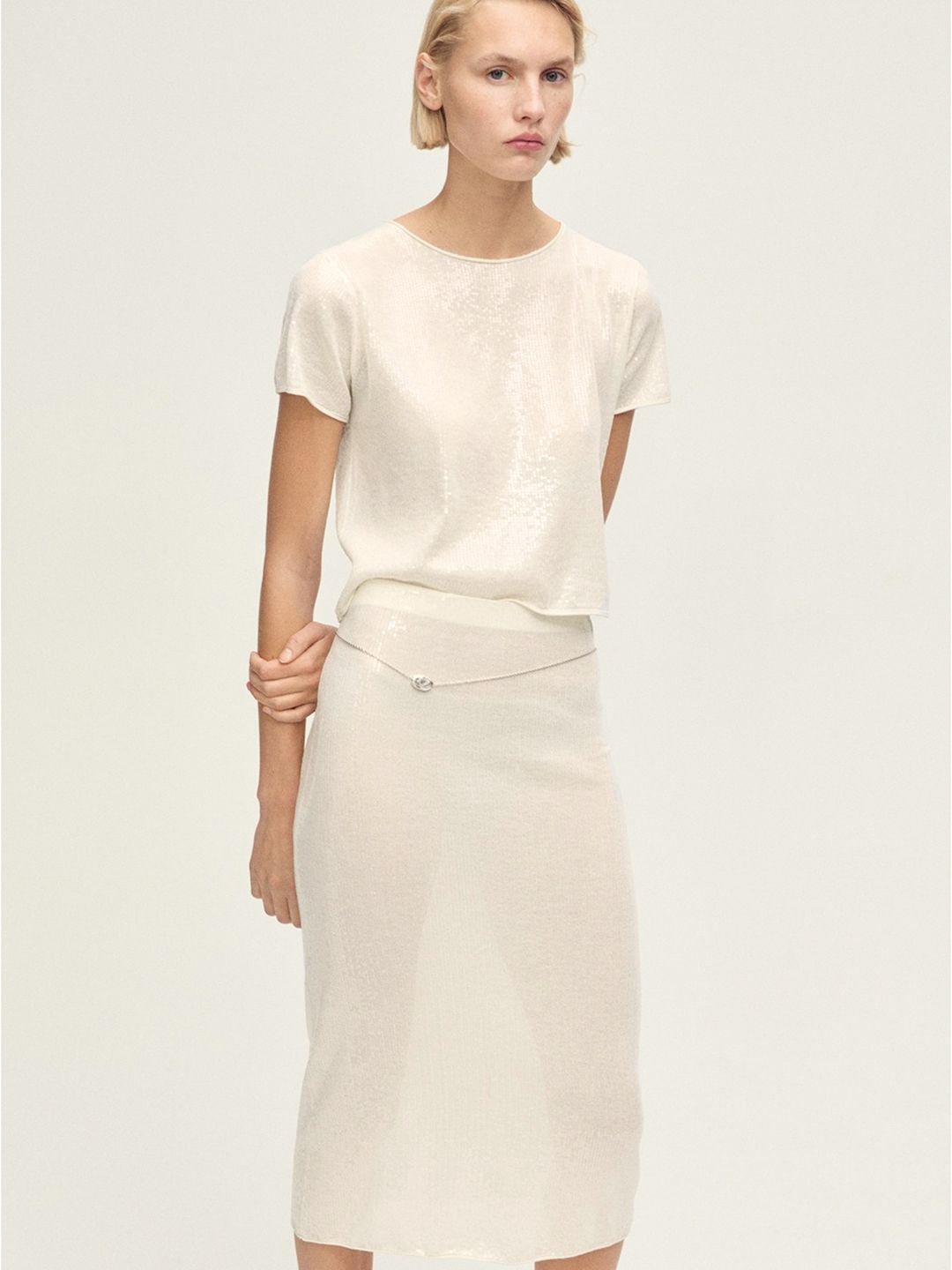 Sequined Embellished Top