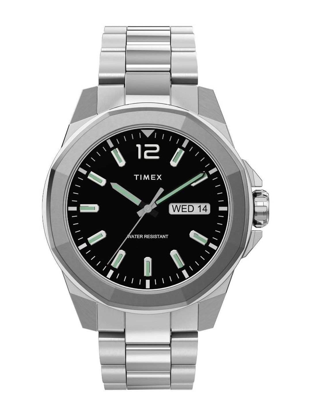 Timex Timex Men Brass Dial & Stainless Steel Straps Analogue Watch