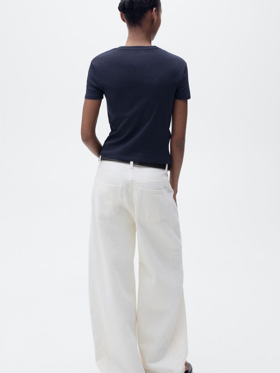 Pure Cotton Crop T-shirt