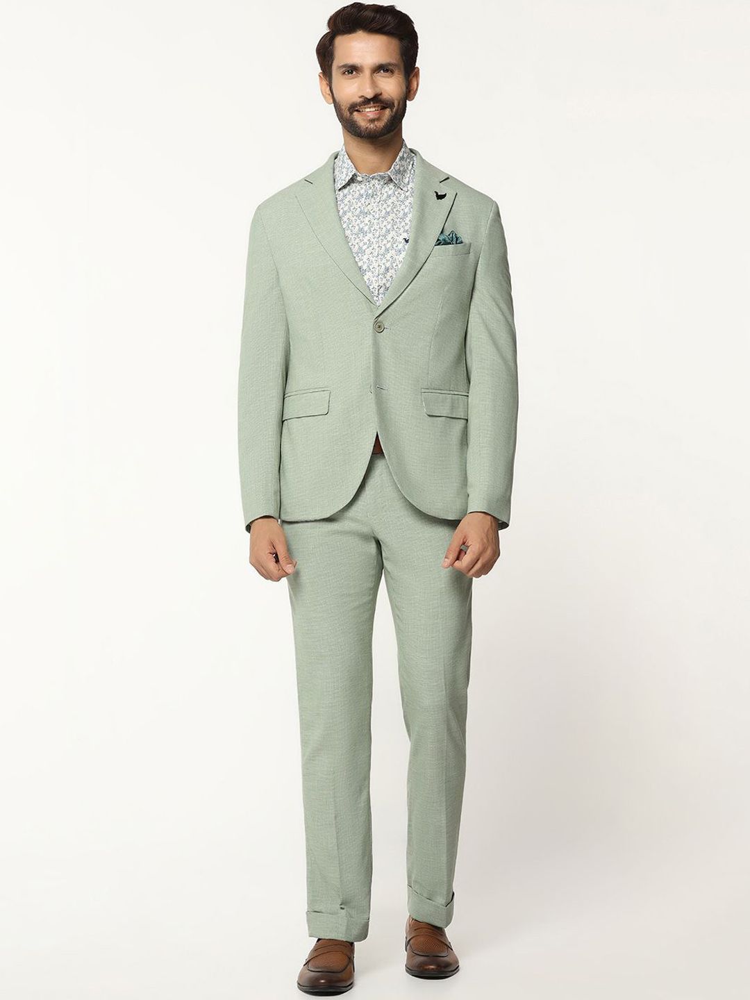 Blackberrys Blackberrys Textured Slim Fit Two Piece Formal Suits