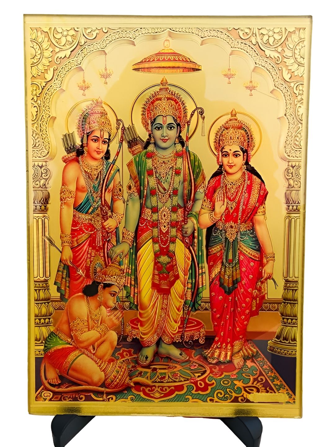 SHOP BY ROOM Ram Darbar Canvas Wall Rectangle Paintings Wall Art - 8 x 12 in