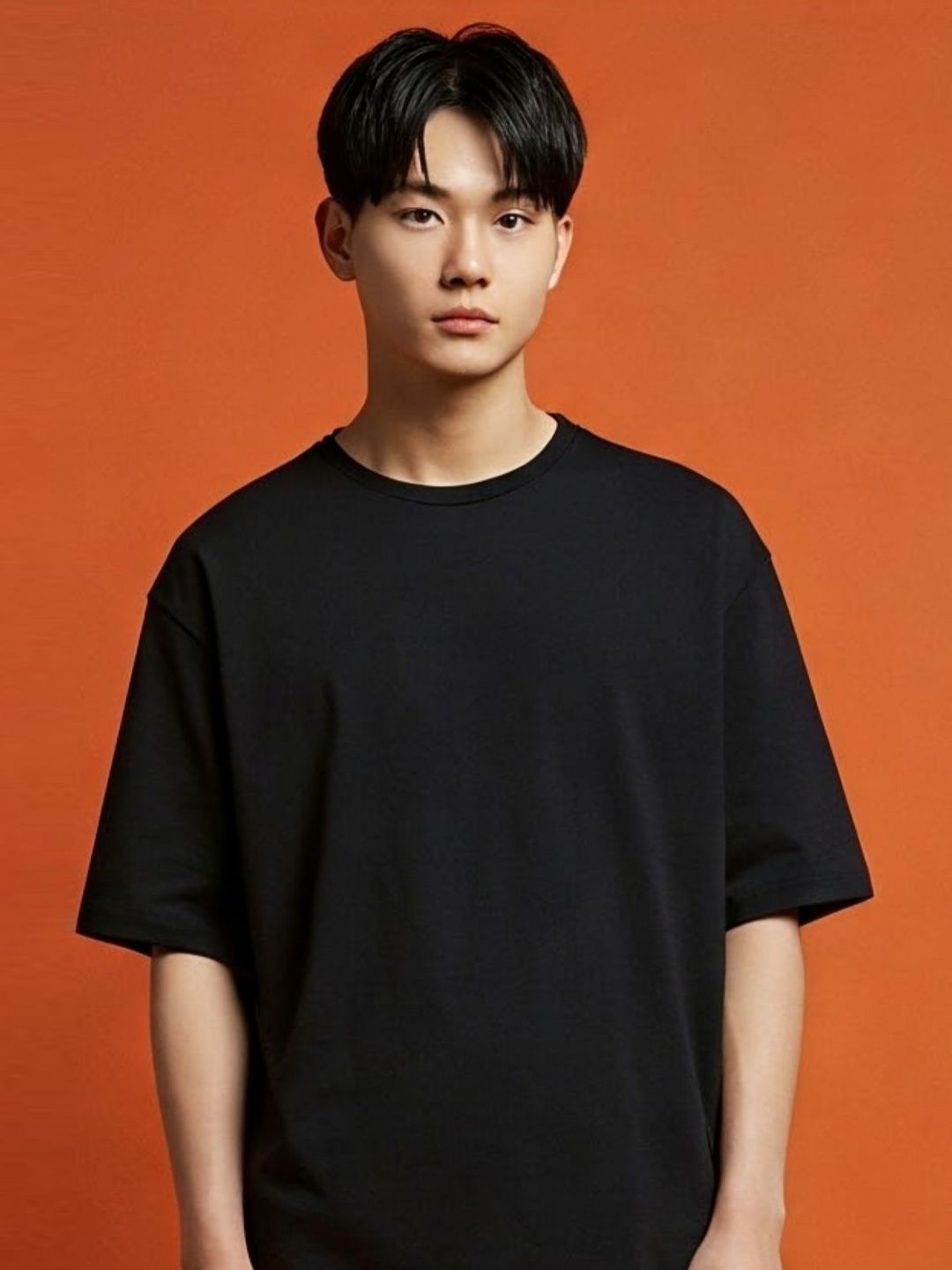 SMAN Round Neck Oversized Casual T-shirt