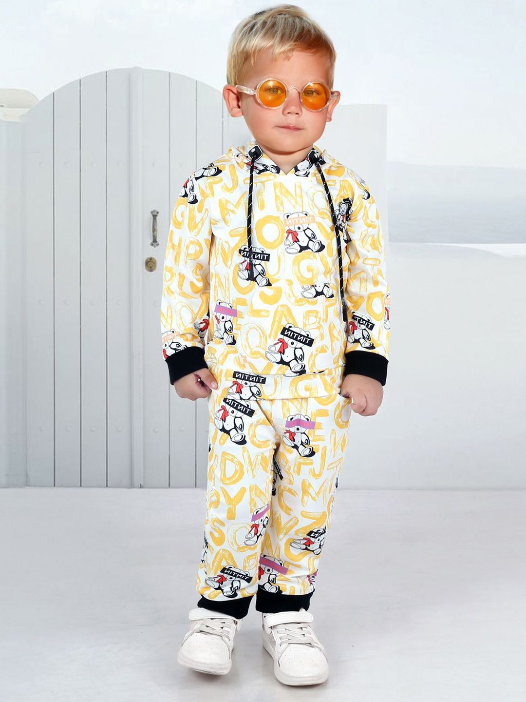 Bad Boys Boys Printed Shirt With Trousers