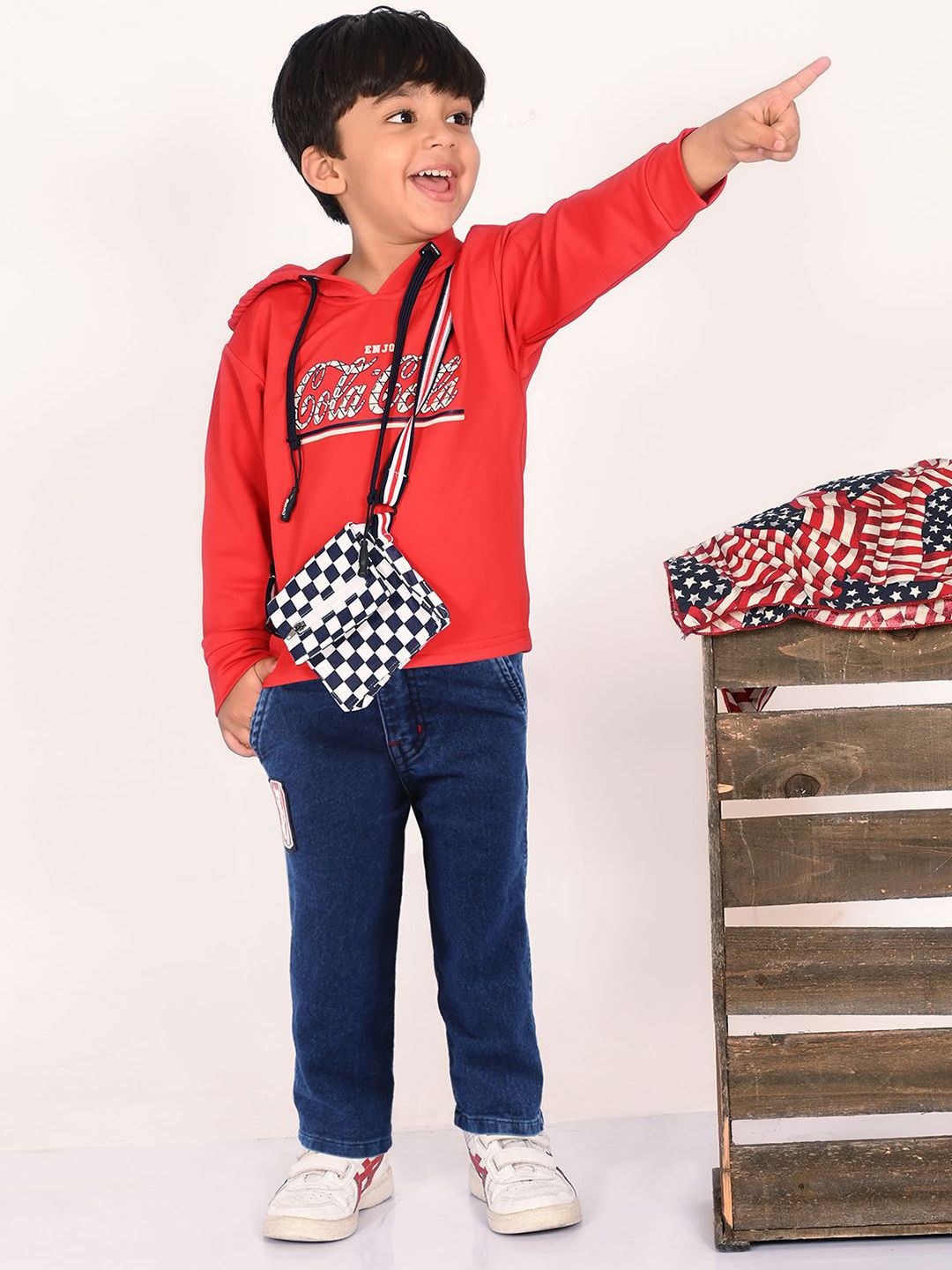 Bad Boys Boys Printed Pure Cotton T-shirt With Trousers