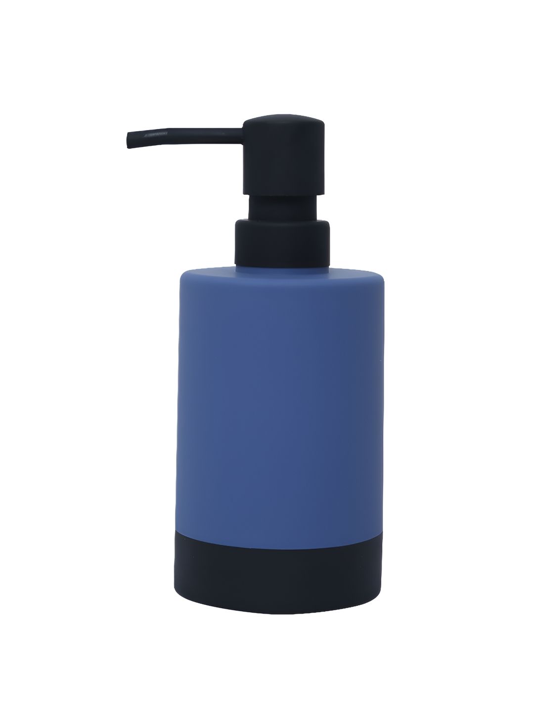FabSeasons Blue & Black Textured Plastic Soap Dispenser