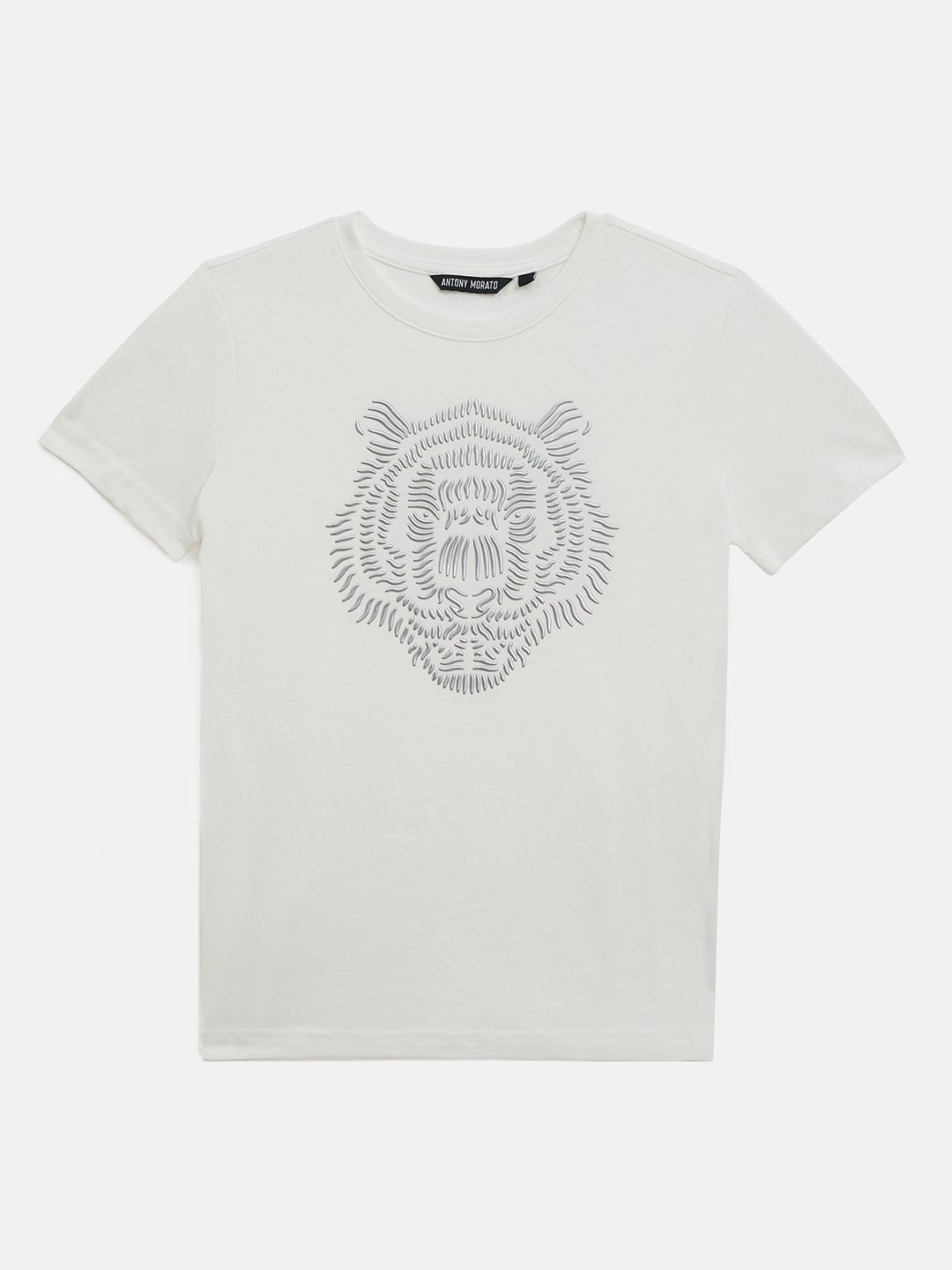 Antony Morato Boys Graphic Printed Pure Cotton T-shirt