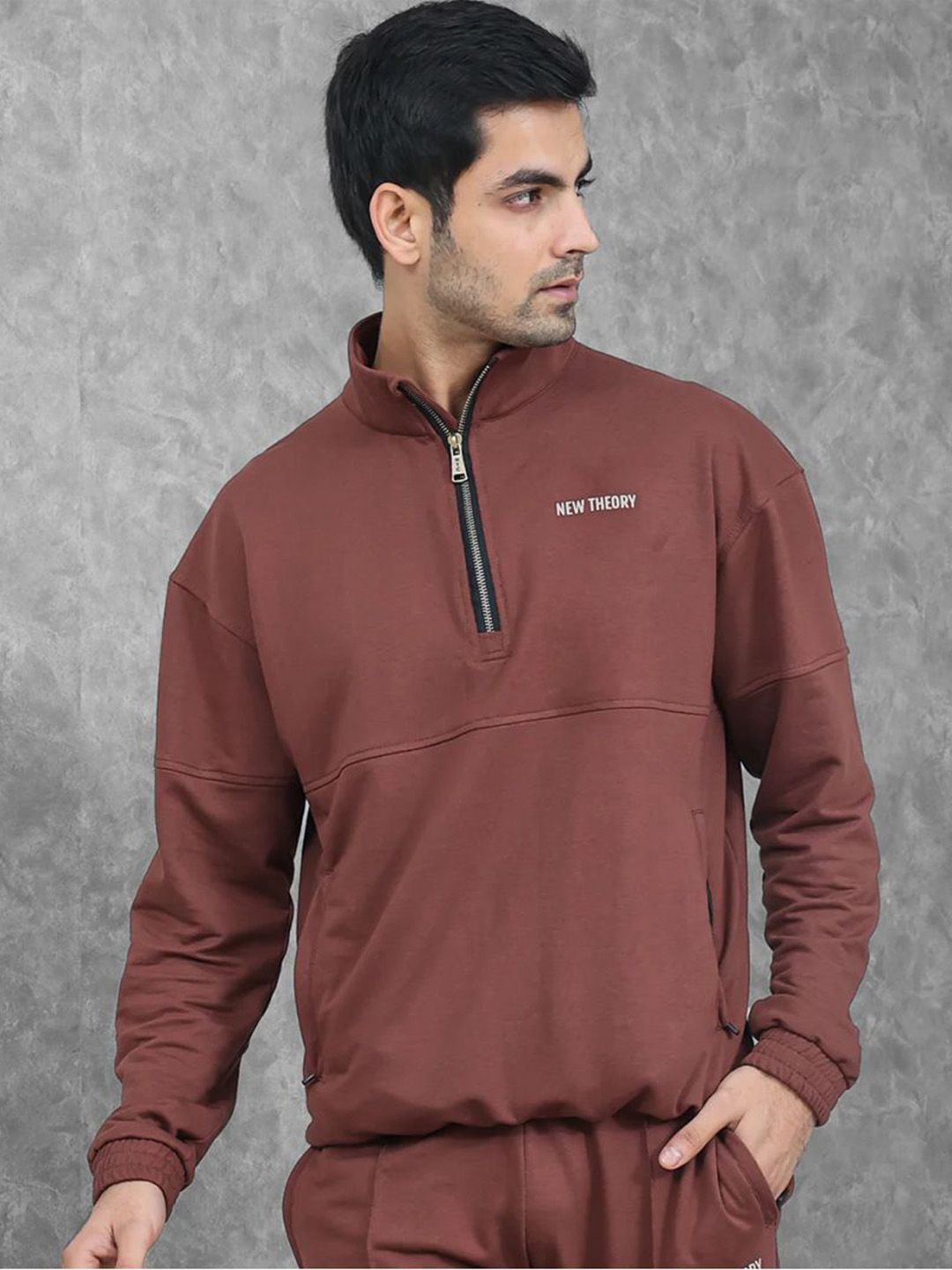 New Theory Stand Collar Windcheater And Water Resistant Running Sporty Jacket