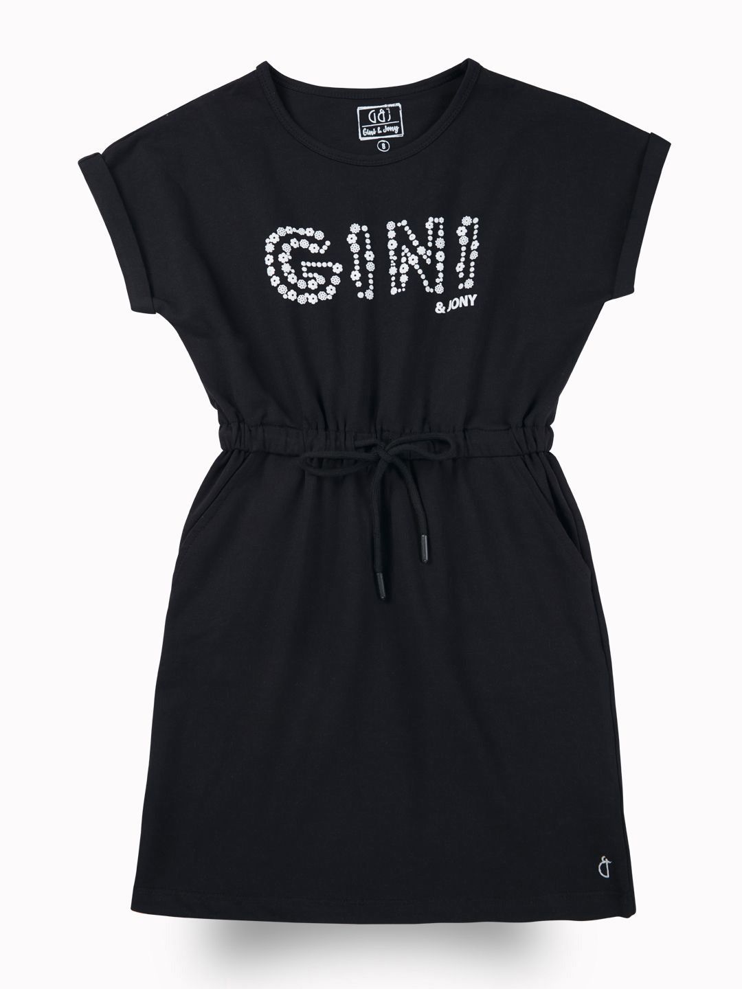 Gini and Jony Girls Extended Sleeves A-Line Dress