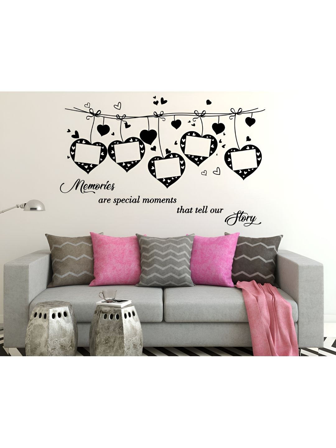 LANSTICK LANSTICK Black Splash-Proof Eco-Friendly Frame With Memories Wallpaper