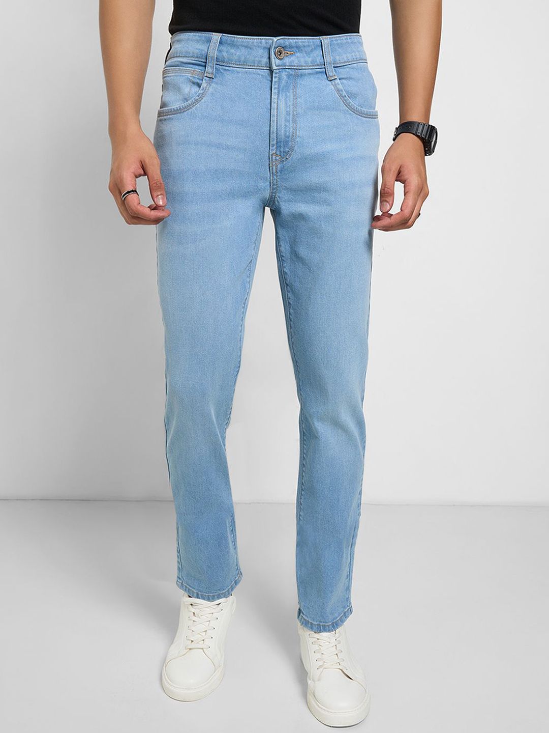 SF JEANS by Pantaloons Men Slim Fit Mid-Rise Jeans