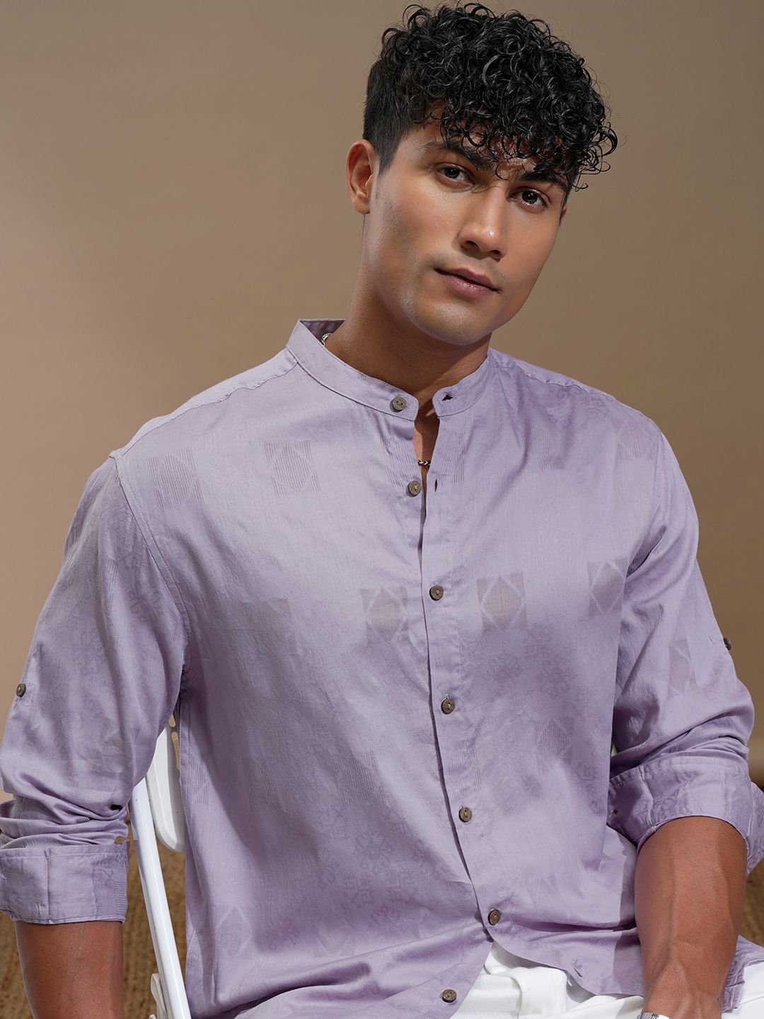 HIGHLANDER Men Comfort Opaque Casual Shirt