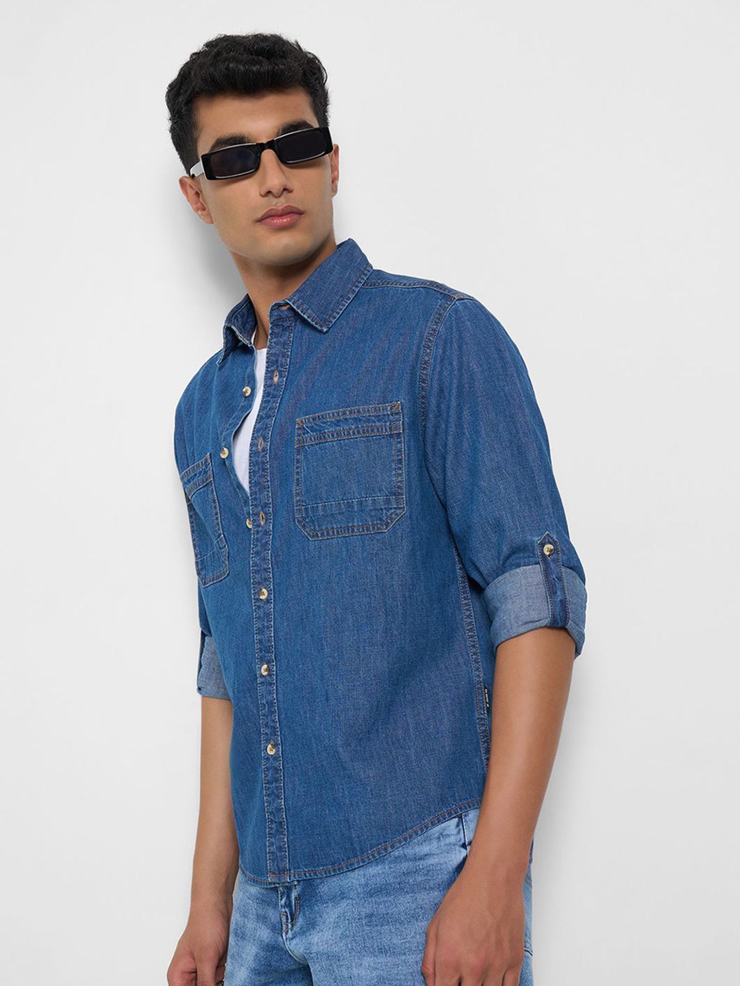 SF JEANS by Pantaloons Men Opaque Printed Casual Shirt