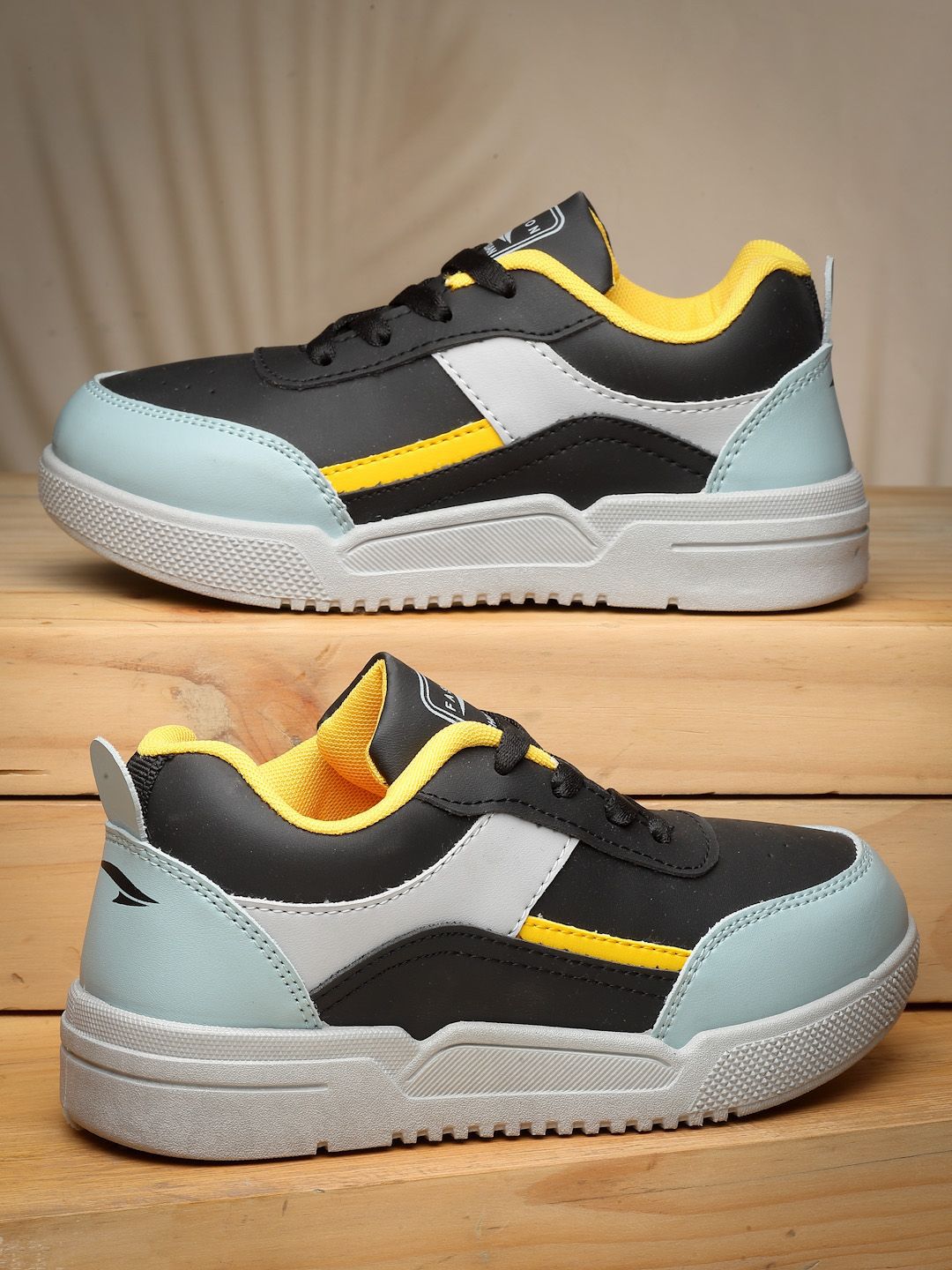 ASIAN Kids Lace-Ups Round Toe Sneakers