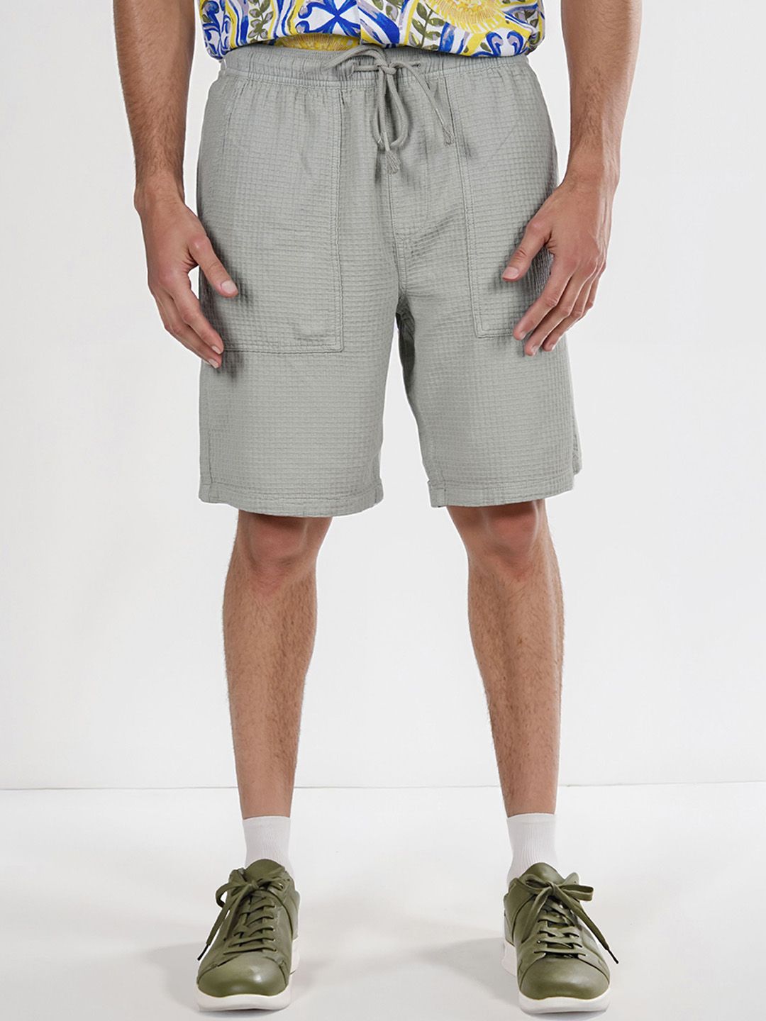 Celio Men Cotton Regular Fit Bermuda Shorts