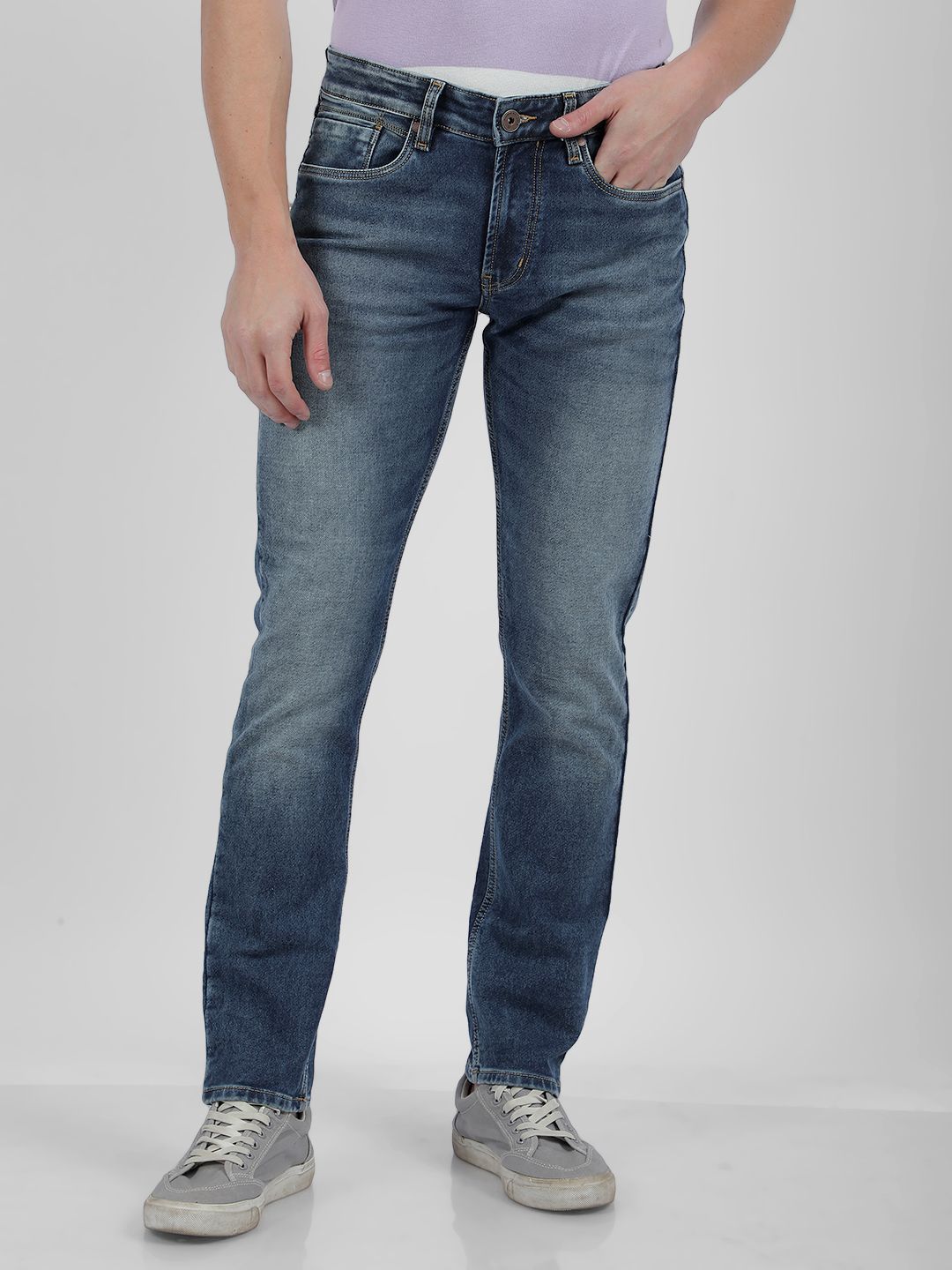 Numero Uno Men Skinny Fit Low-Rise Stretchable Jeans