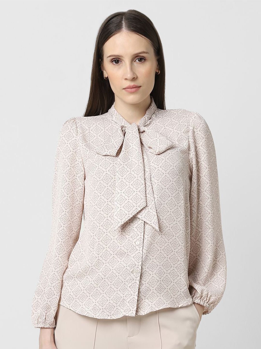 Van Heusen Woman Van Heusen Woman Opaque Printed Formal Shirt