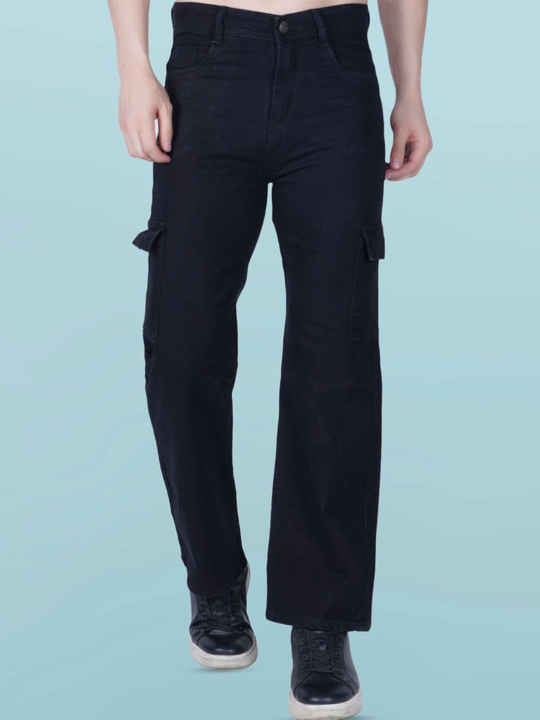 SZN Men Classic Relaxed Fit Low Distress Jeans