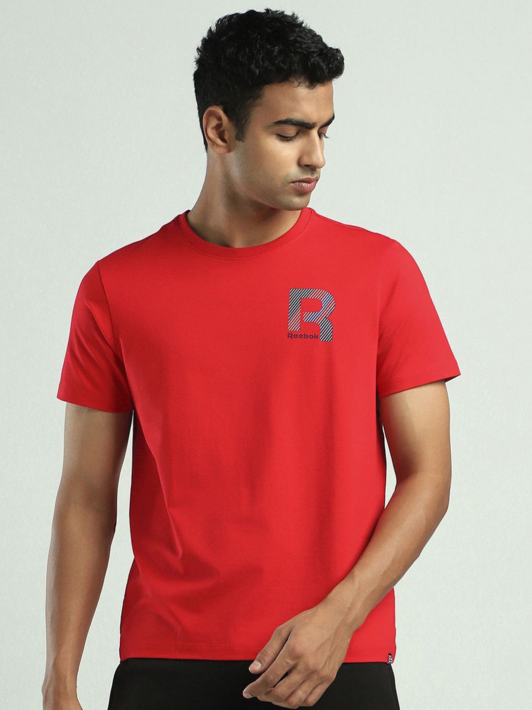 Reebok Graphic Printed Crew-Neck T-Shirt