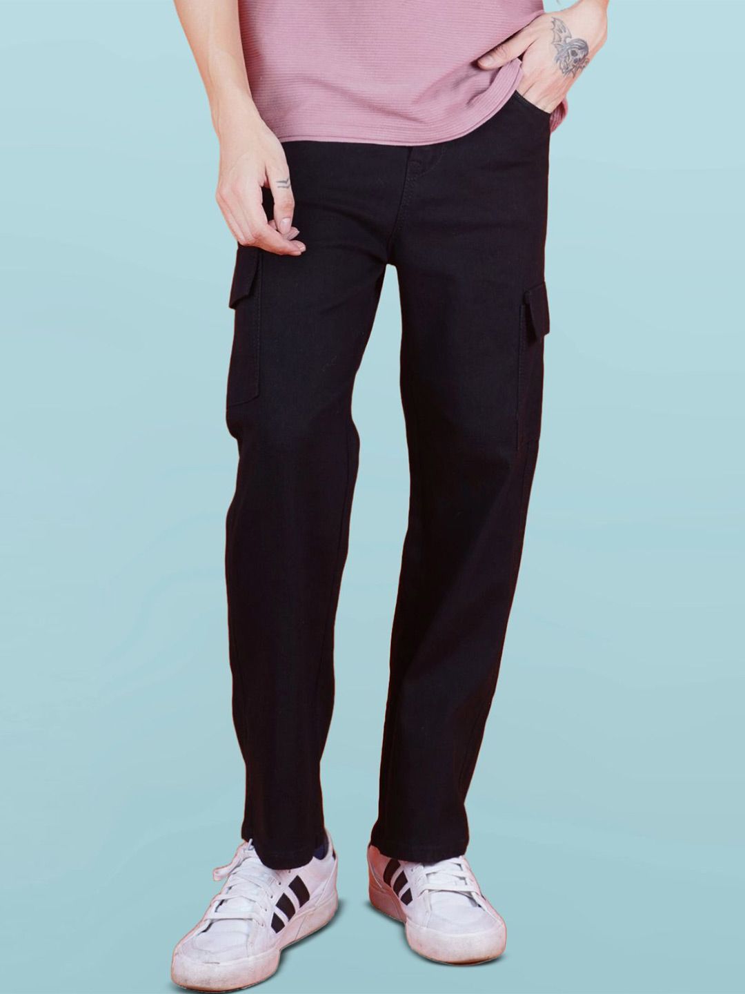 SZN Men Classic Boyfriend Fit Mid-Rise Jeans
