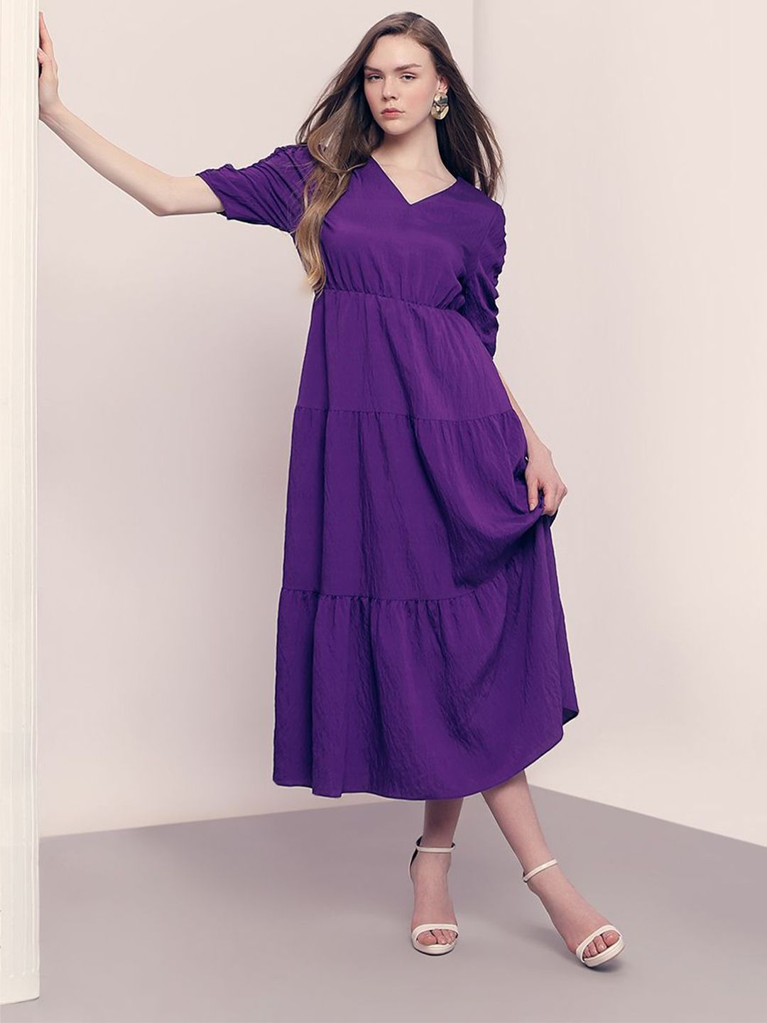 open lace back dress Agencies Turquoise Serena Babette Purple