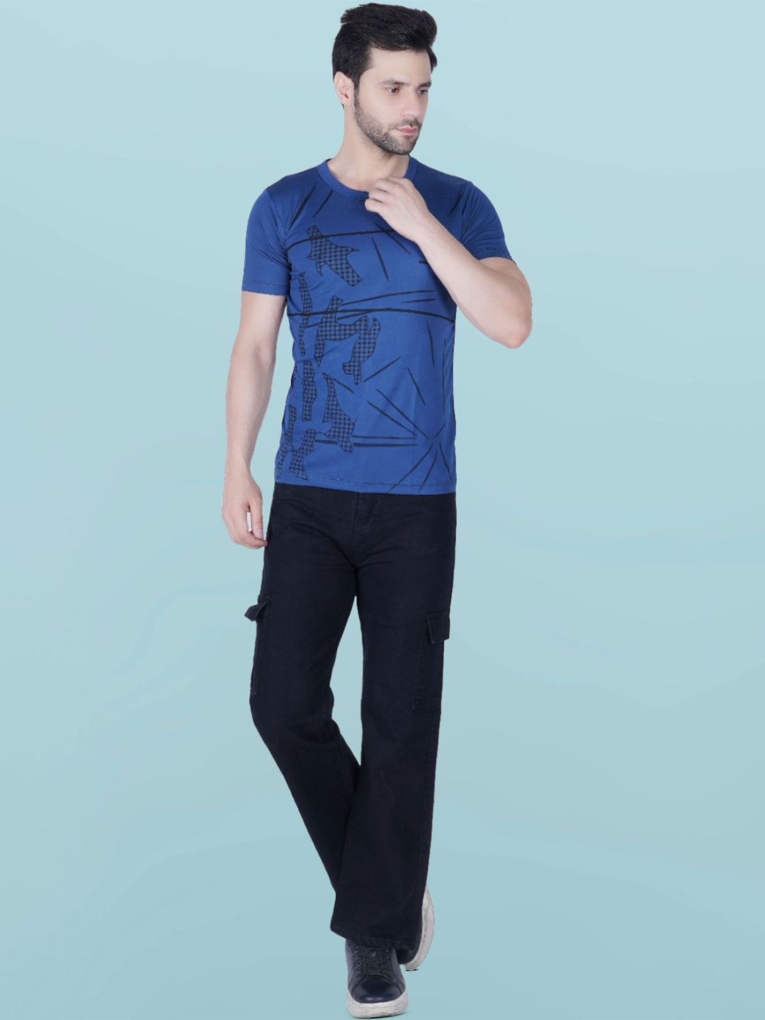 SZN Men Classic Mid-Rise Low Distress Jeans