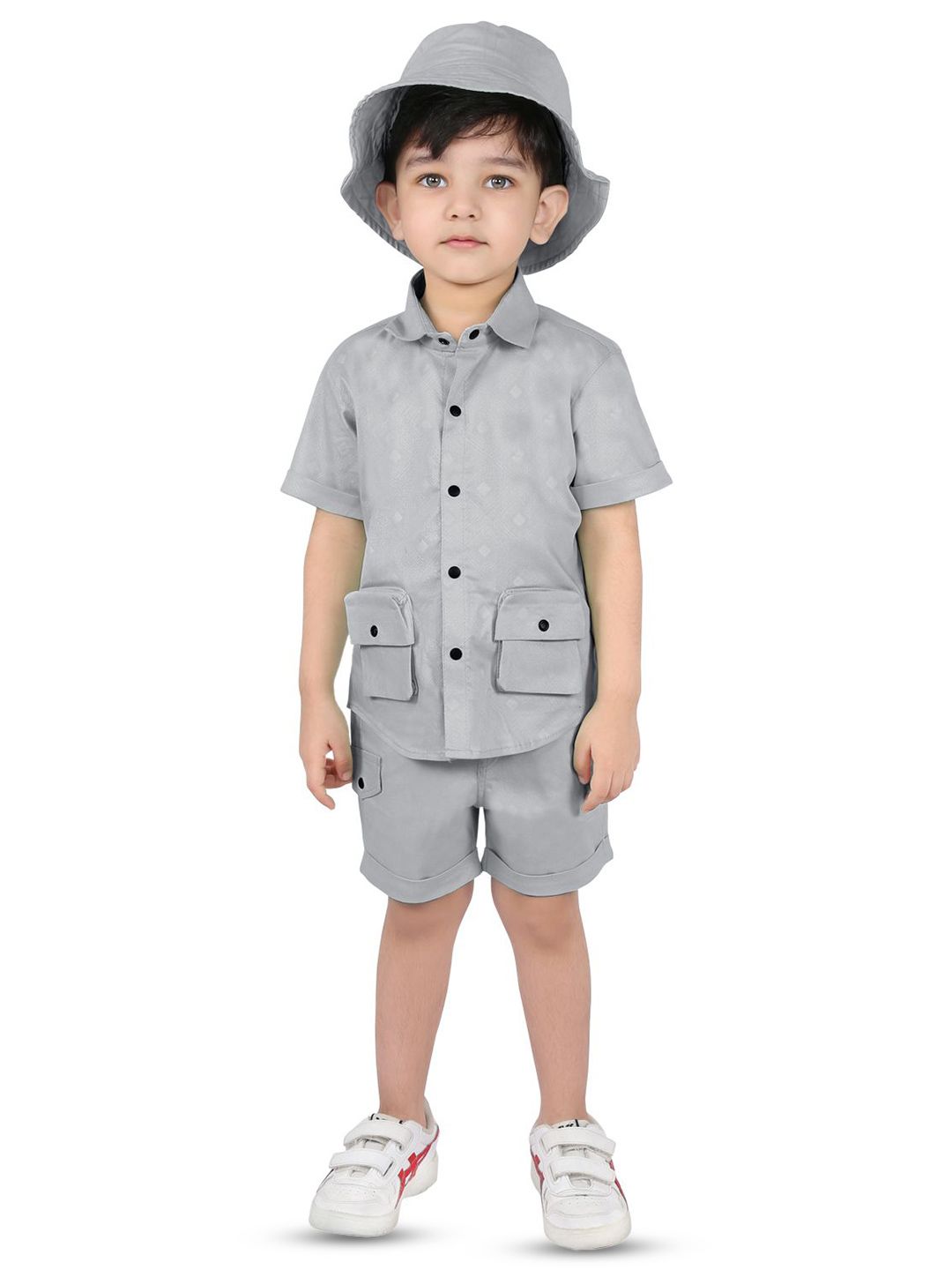 Bad Boys Boys Short Sleeves Shirt With Shorts & Cap