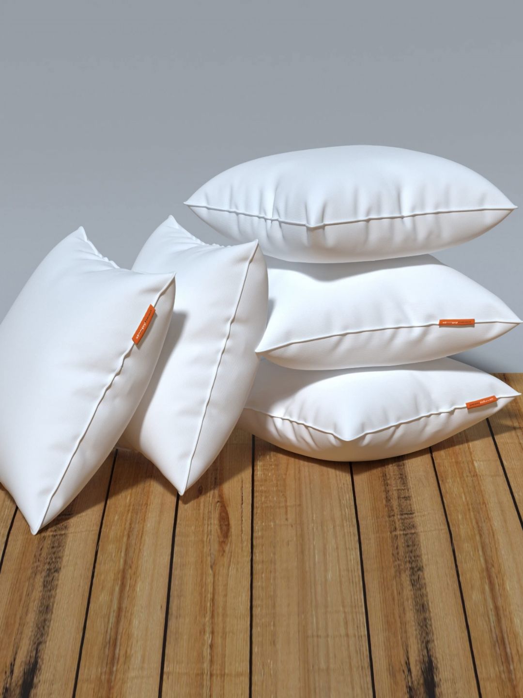 Sleepyhead White 5 Pieces Square Cushion Covers