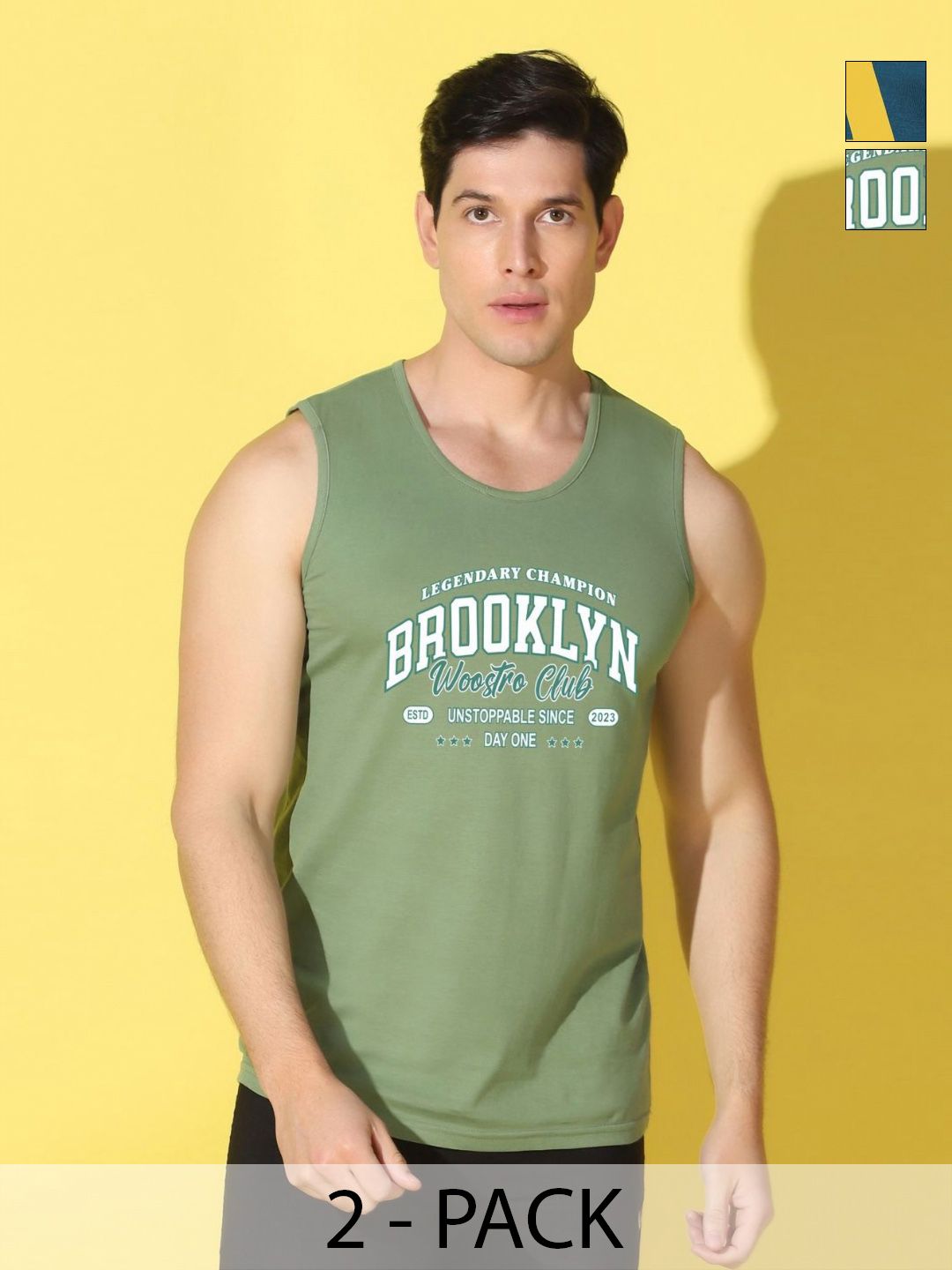 WOOSTRO Men Typography 2 Printed Applique Slim Fit T-shirt
