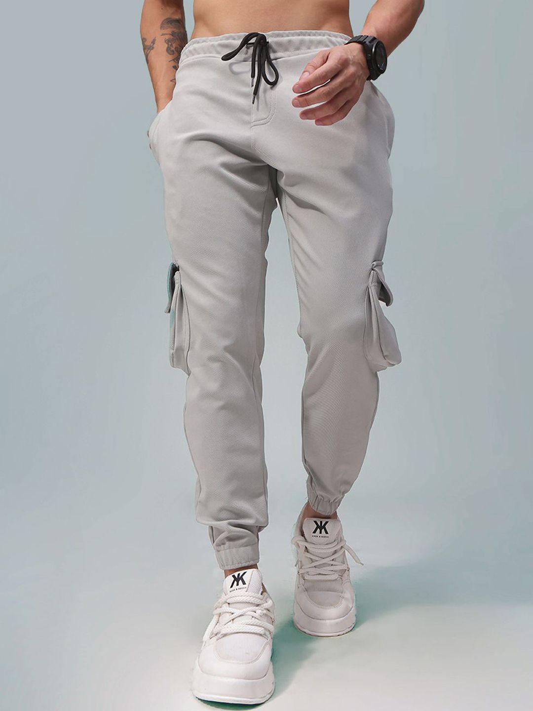 MADSTO Men Regular Fit Cotton Cargos