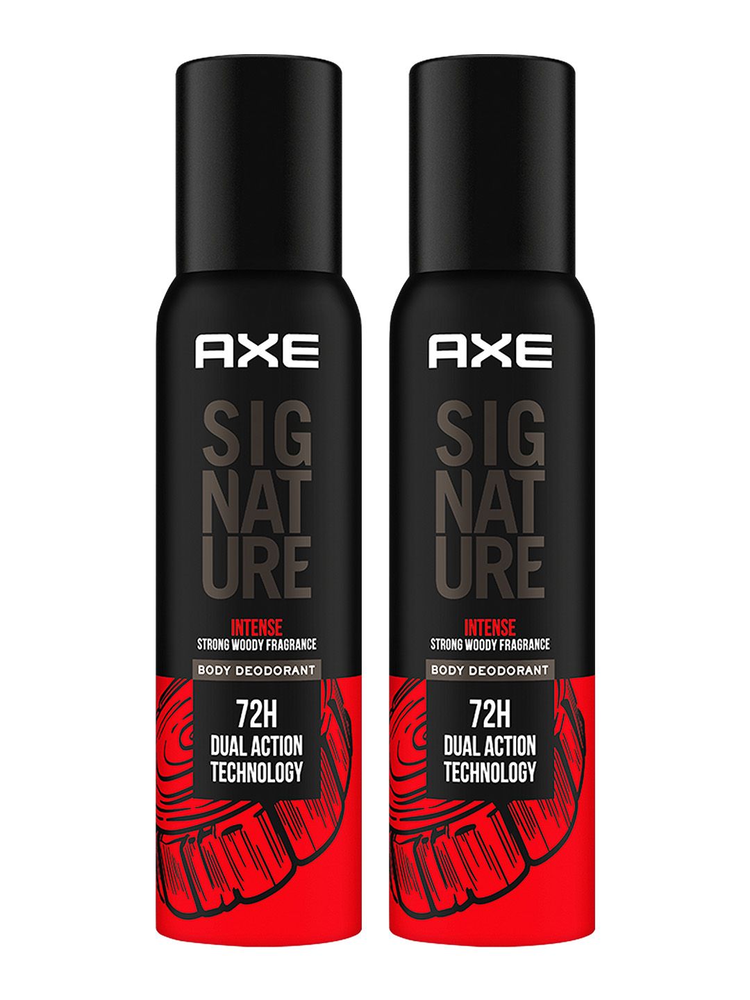 AXE Pack of 2 Signature Intense Body Spray For Men - 200ml Each