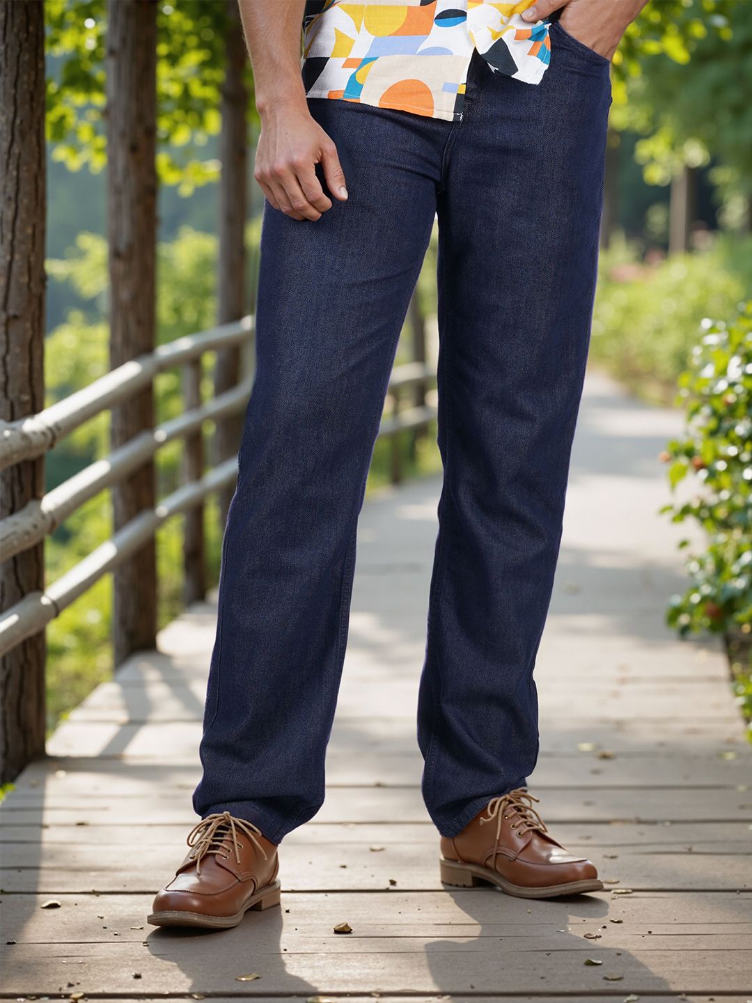 Celio Men Jean Wide Leg Stretchable Jeans