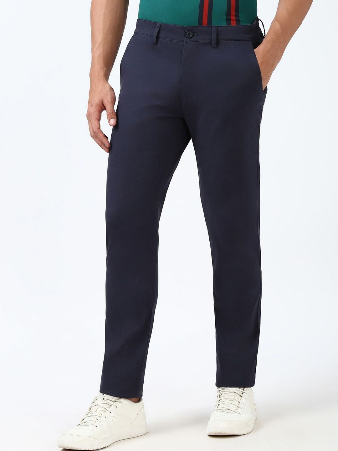 Peter England Casuals Men Slim Fit Trousers