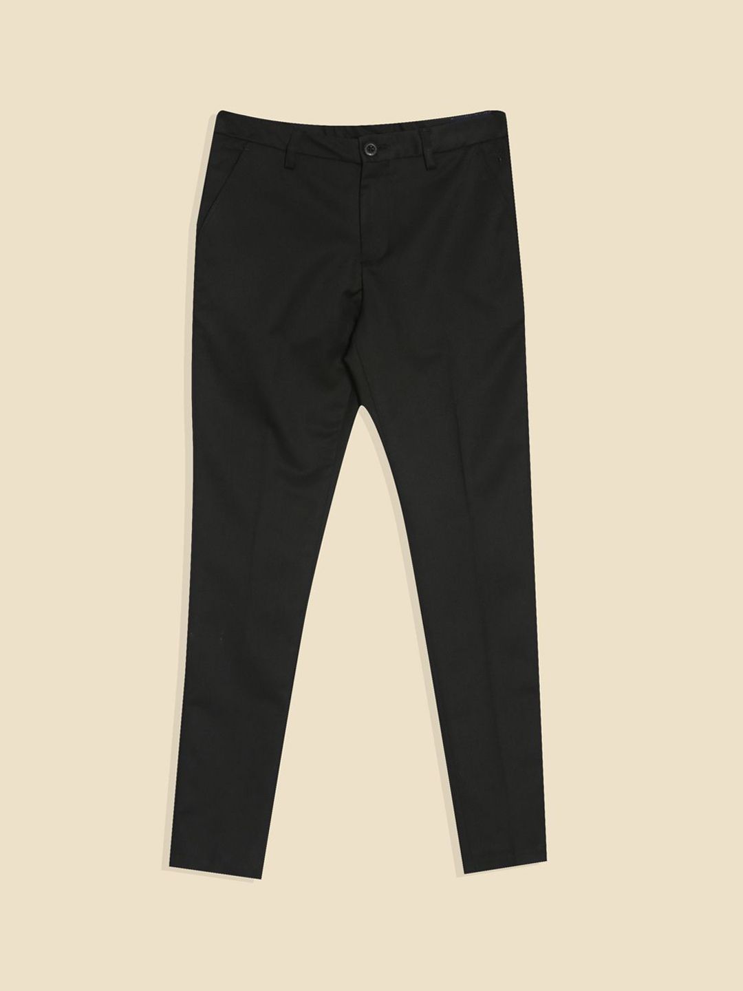 Allen Solly Junior Boys Slim Fit Mid-Rise Cotton Trousers