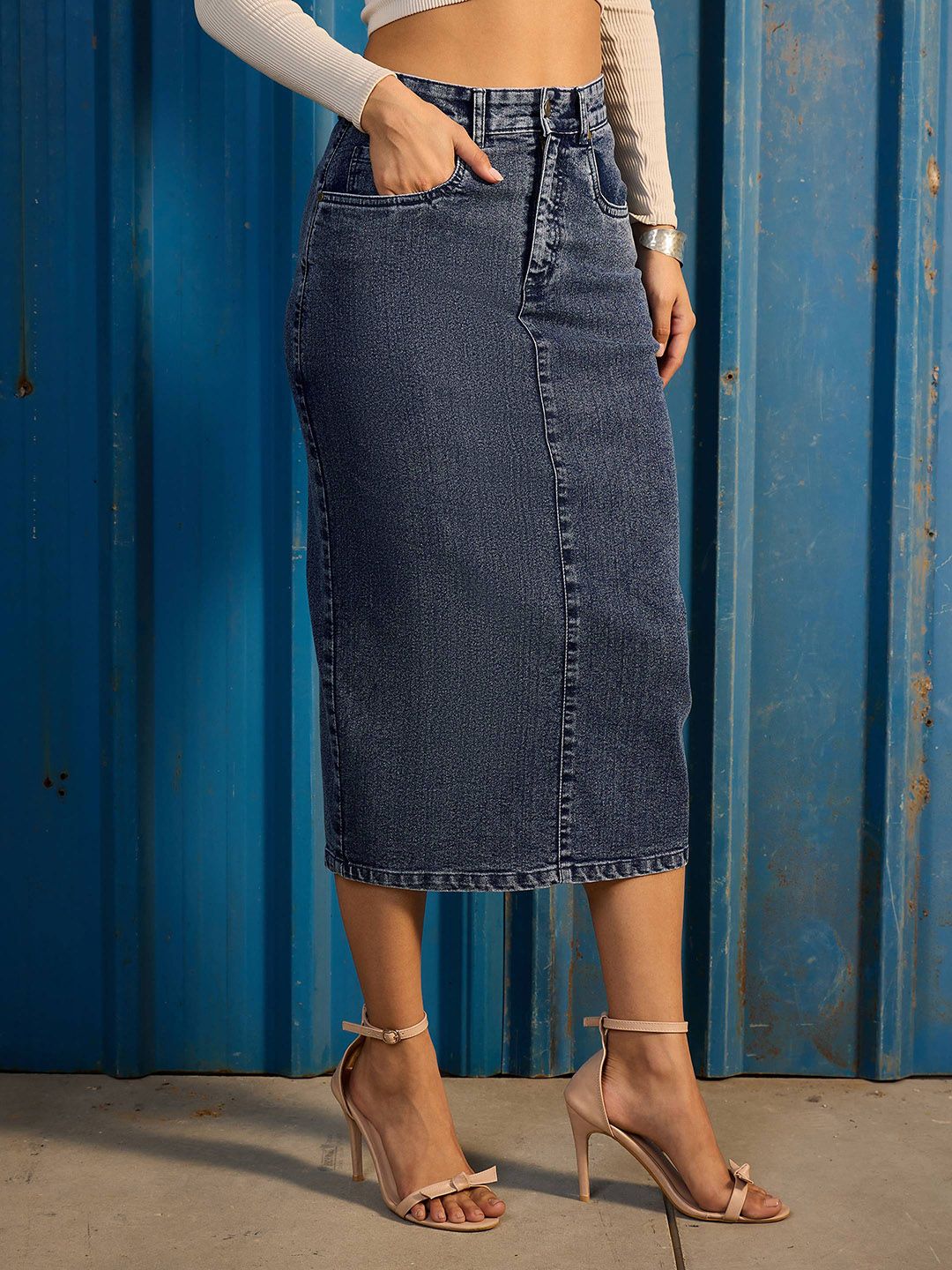 25AW 【COGTHEBIGSMOKE】MONROE PENCIL SKIRT 【公式通販】