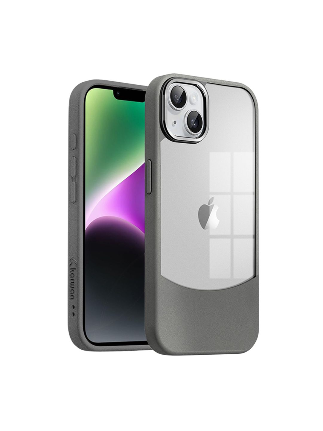 Karwan Solid Printed iPhone 14 Plus Back Case Mobile Accessories