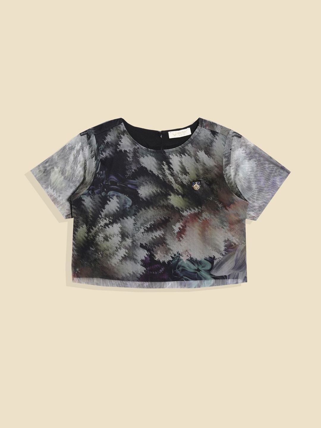 Allen Solly Junior Tropical Print Cotton Top