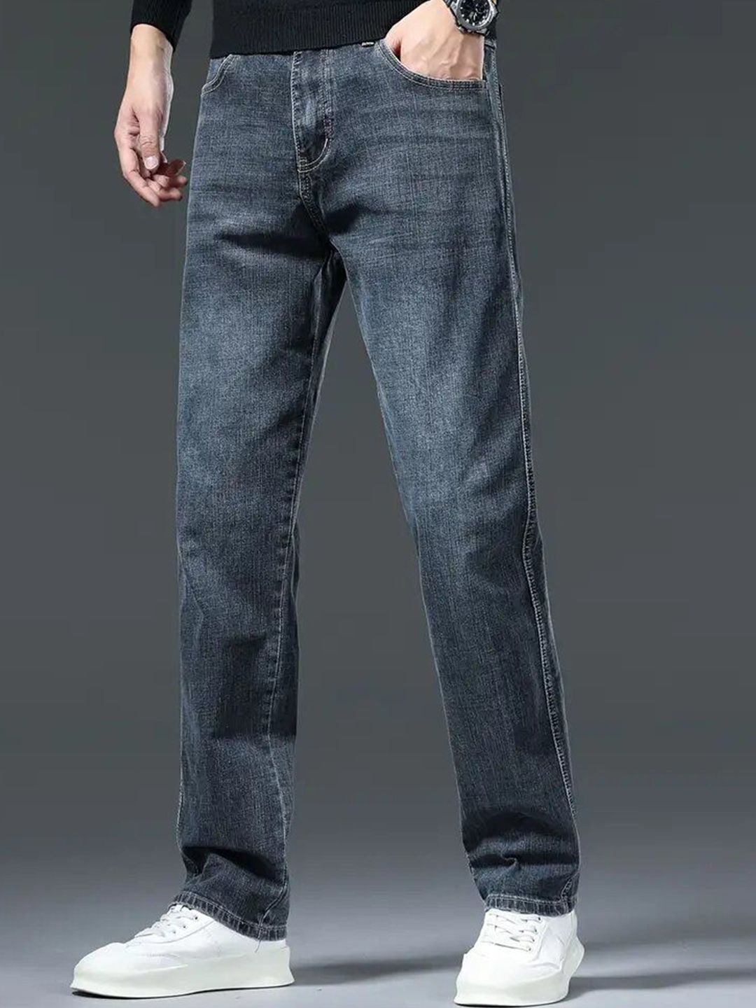 SZN Men Regular Fit High-Rise Jeans