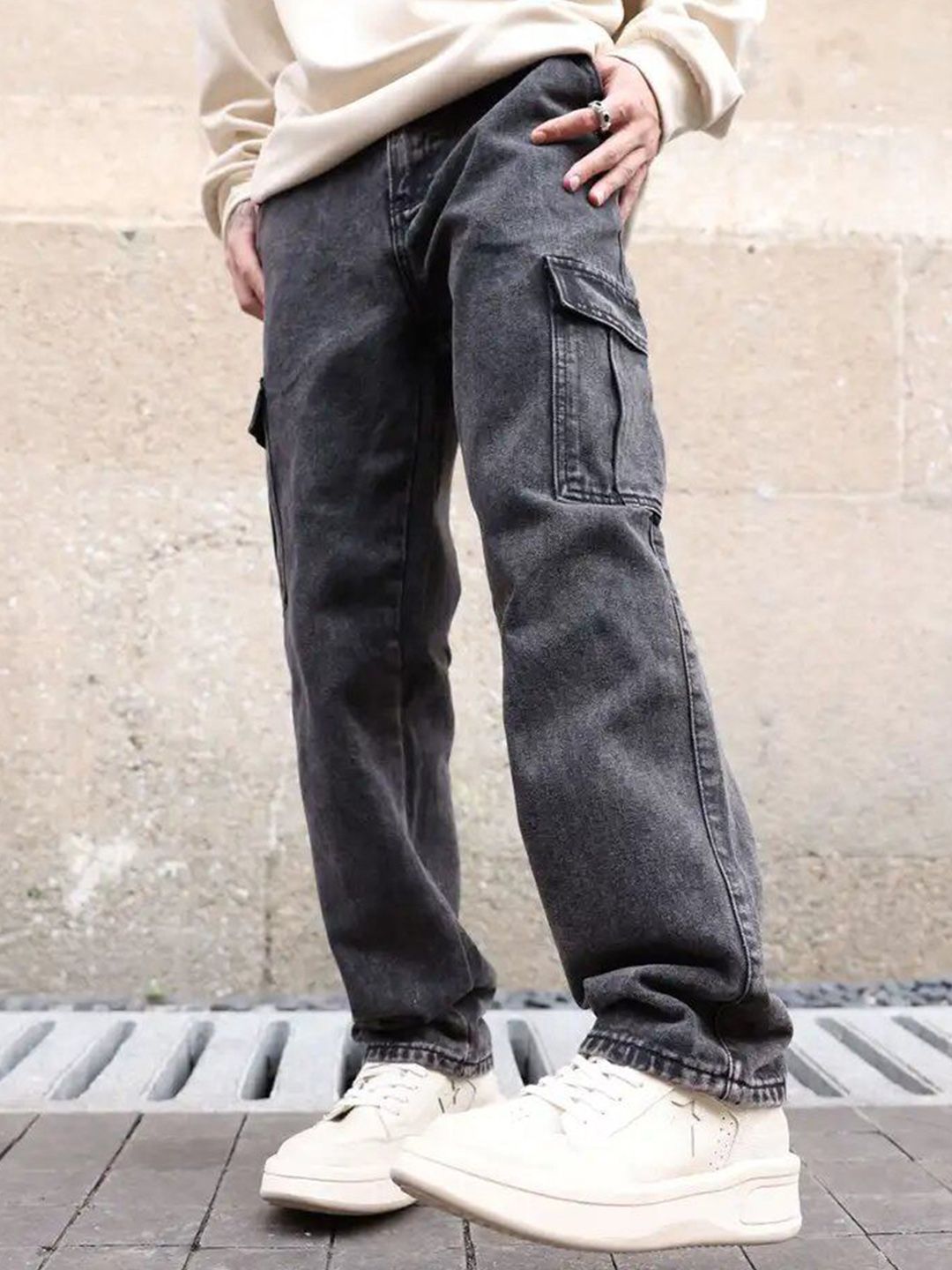 SZN Men Regular Fit High-Rise Light Fade Jeans