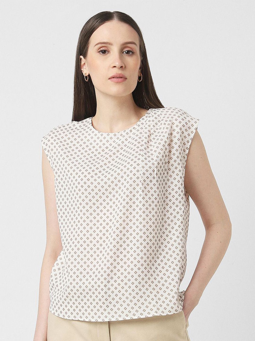 Van Heusen Woman Van Heusen Woman Geometric Print Top