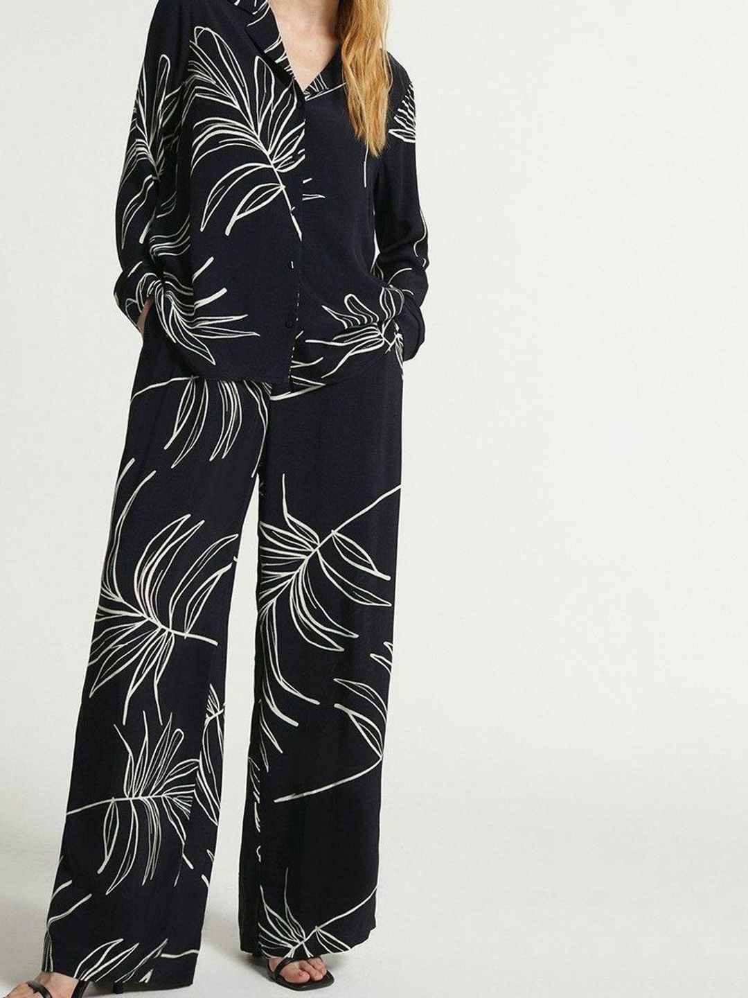 SZN Printed Shirt & Trousers Co-Ord Set